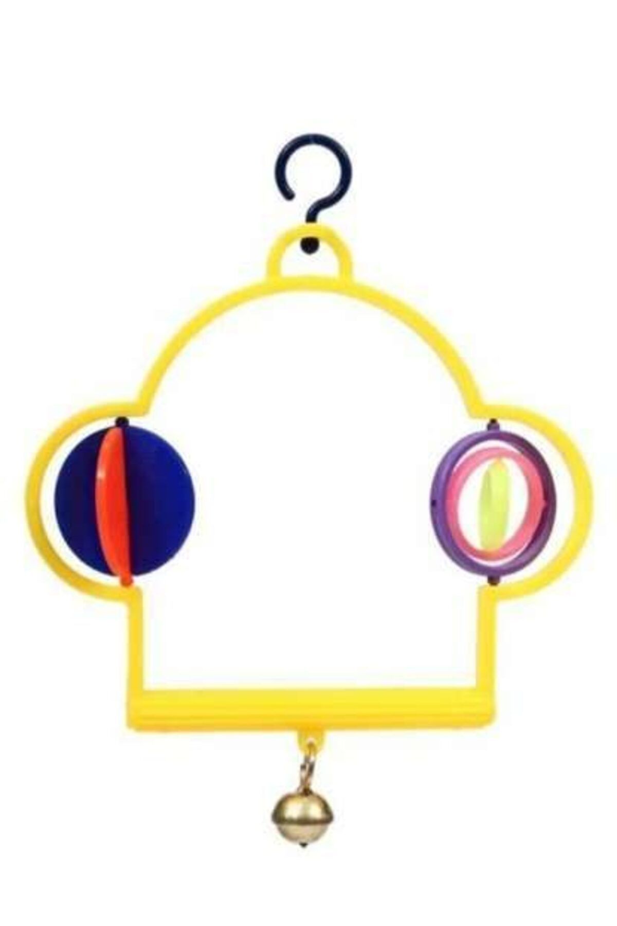 merland benvecocuk Fırfırlı Zilli Askılı Kuş Oyuncağı 12*14 cm