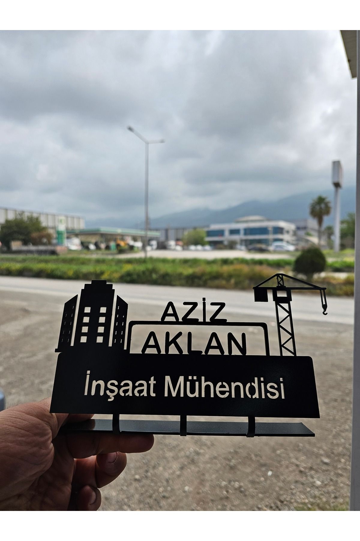 BDM421 İnşaat Mühendisi Masa Üzeri İsimlik