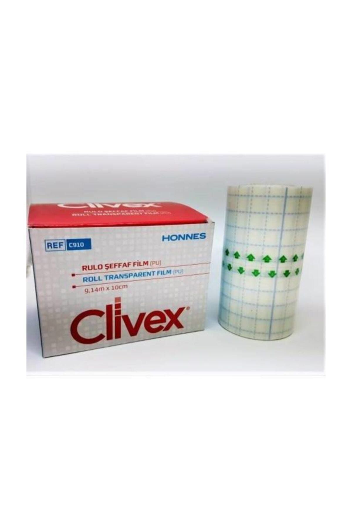 CLİVEX Clivex Roll Su Geçirmez Şeffaf Film Yara Örtüsü 10 Cm X 9.14 Metre Rulo