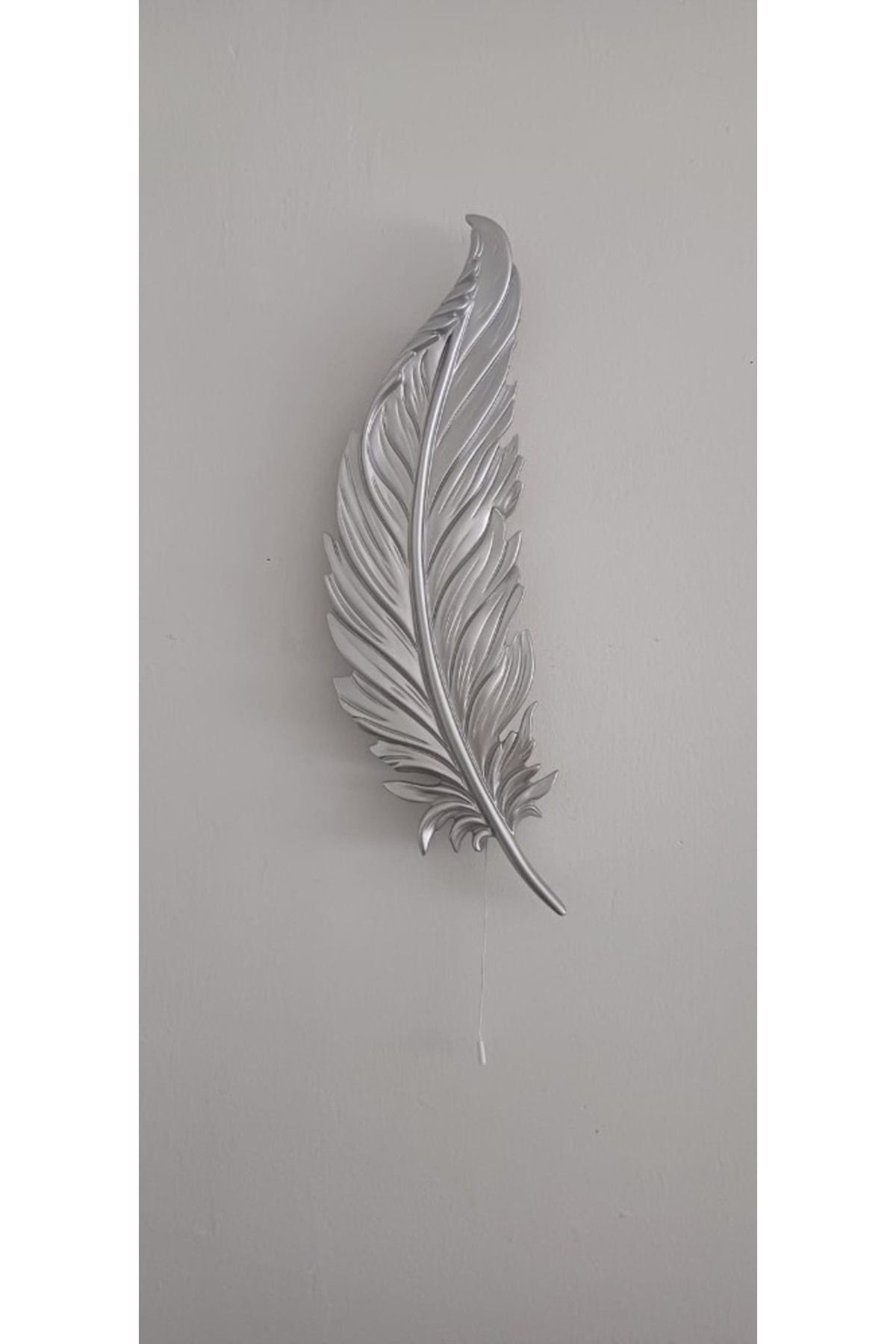 Benim Denim Tüy Aplik Led’li Pilli, Dekoratif Amaçlı Aydınlatma Süsü , 60 cm x 18 cm