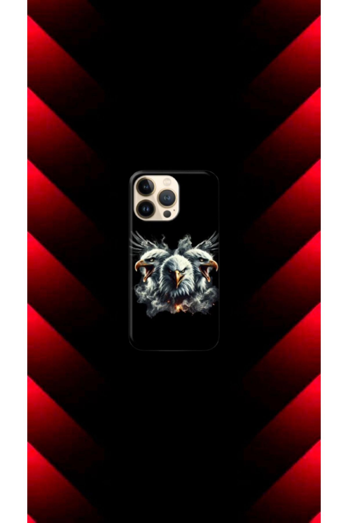 cover shopp Kartal Desenli Kılıf Tasarımı-3 IP 15 Pro