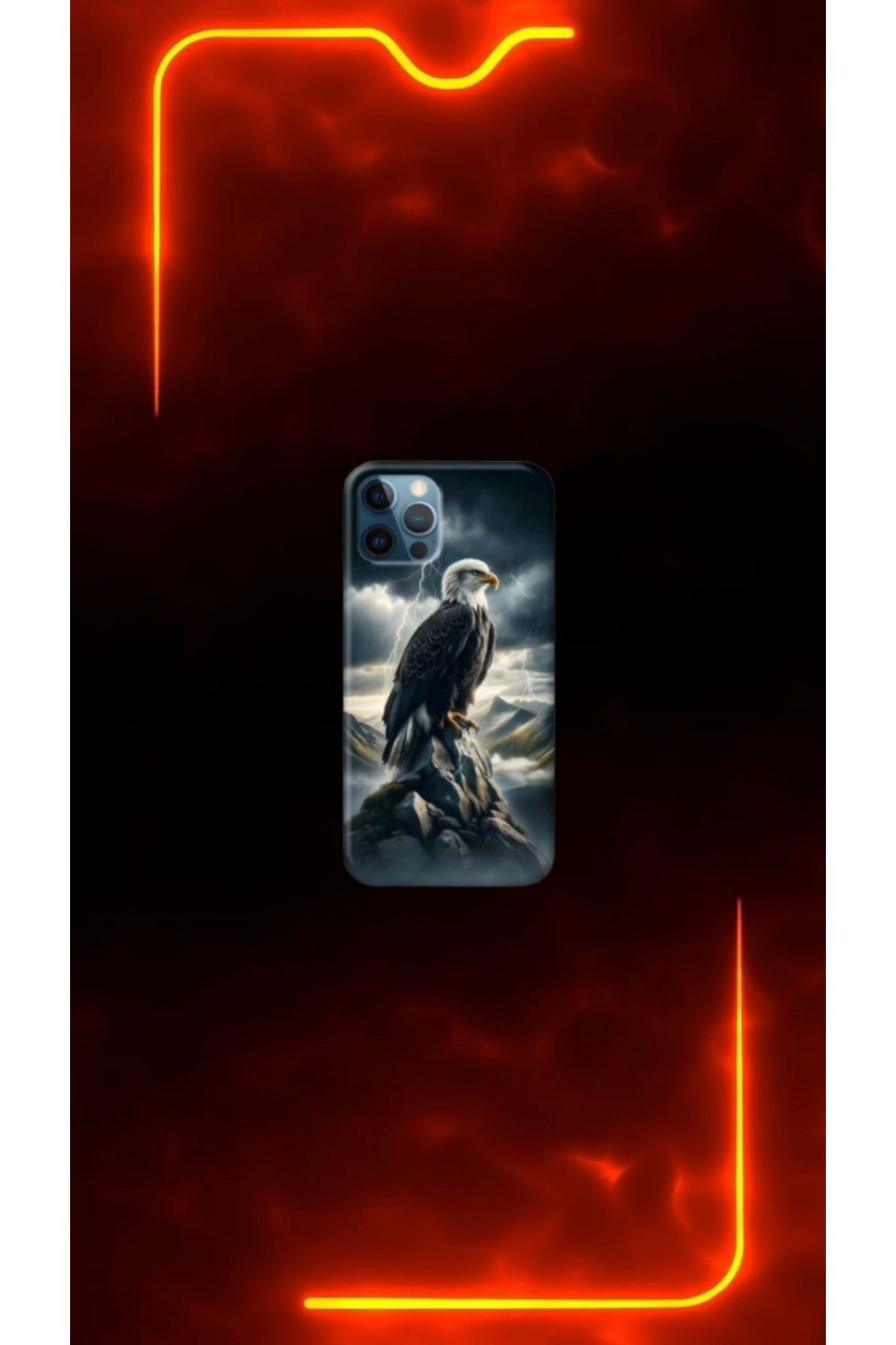 cover shopp Kartal Desenli Kılıf Tasarımı-1 IP 12 Pro Max