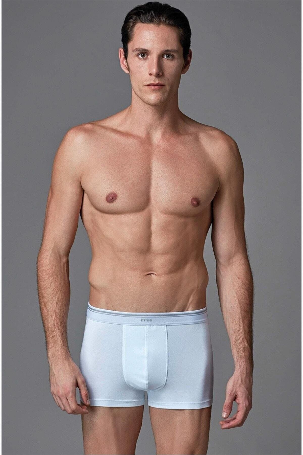 NazikEndam Eros Ers007 Compact Erkek Slip (ikili Paket) - Beyaz