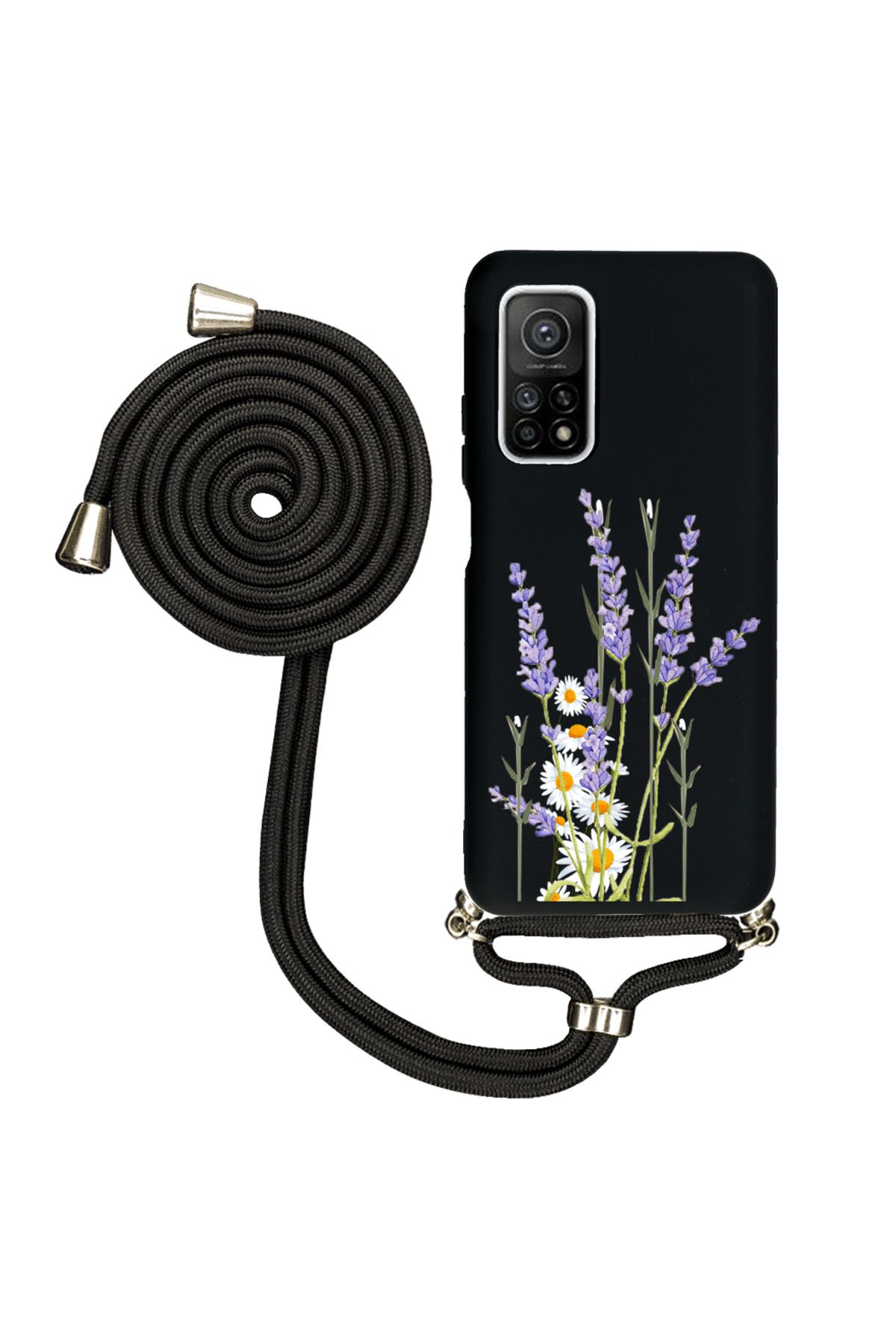 Royaleks Xiaomi Mi 10T İpli Lansman Kılıf - Lavanta Mix