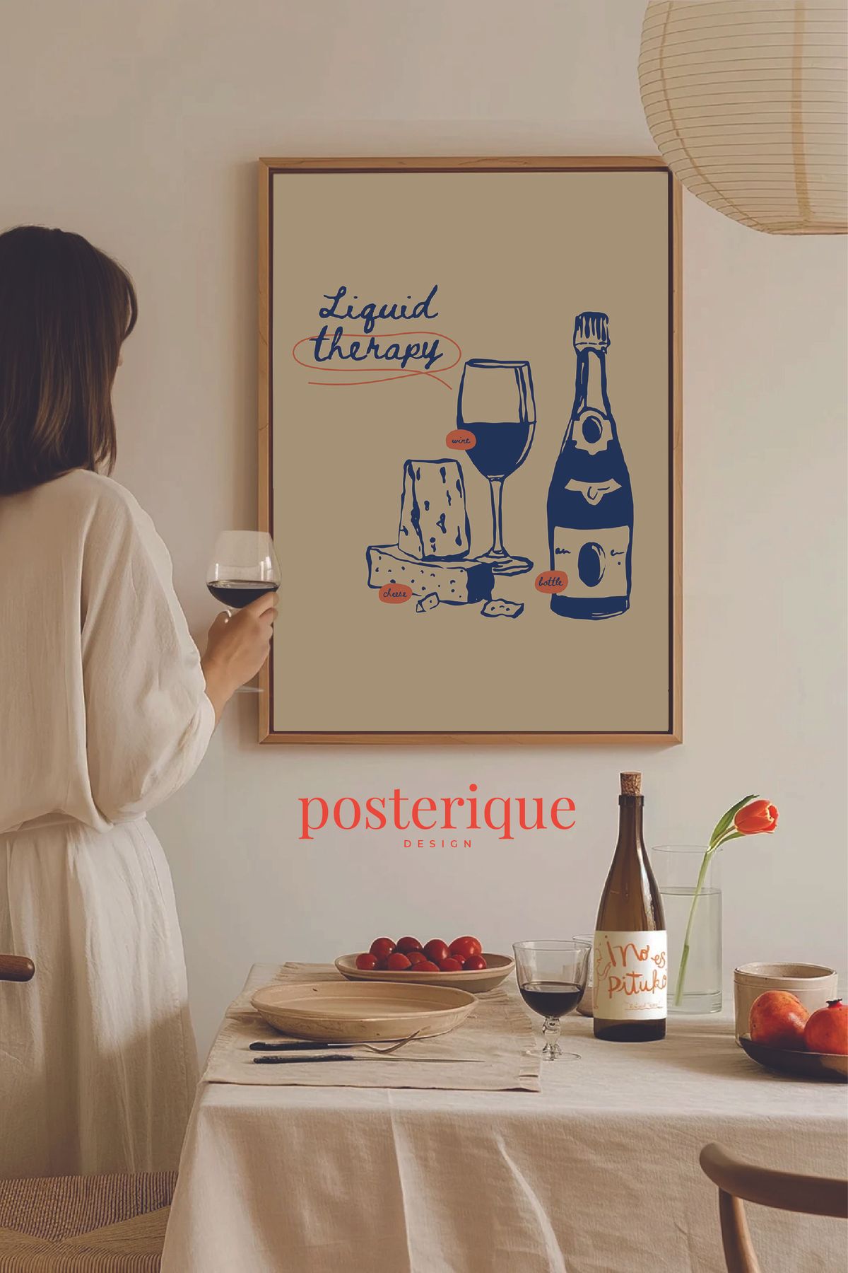 posterique Liquid Çerçevesiz Poster Çerçevesiz Tablo