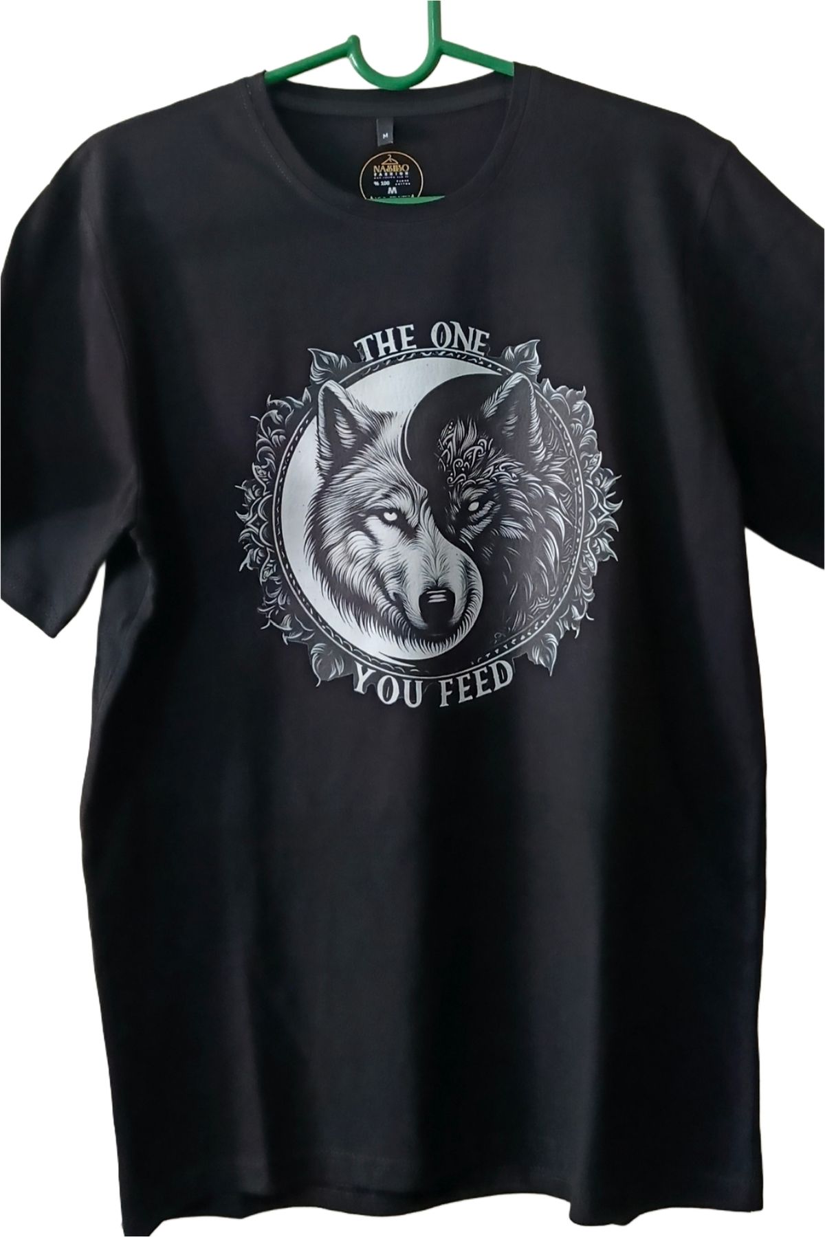 Ervo Reklam özel tasarım baskılı kurt resimli T-shirt