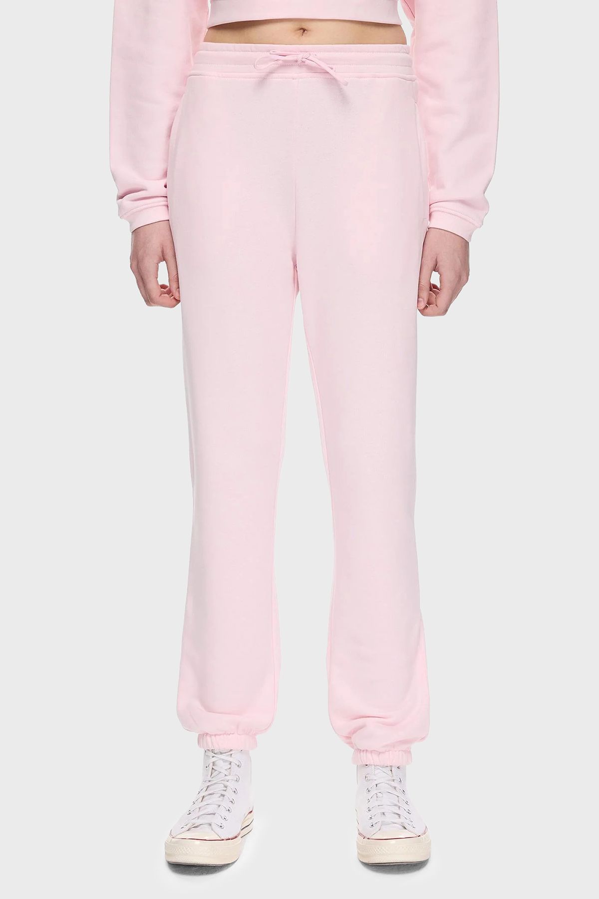 LES BENJAMINS Pamuklu Regular Fit Normal Bel Lastikli Paça Pantolon PANTOLON LBNOOSESSFUSP