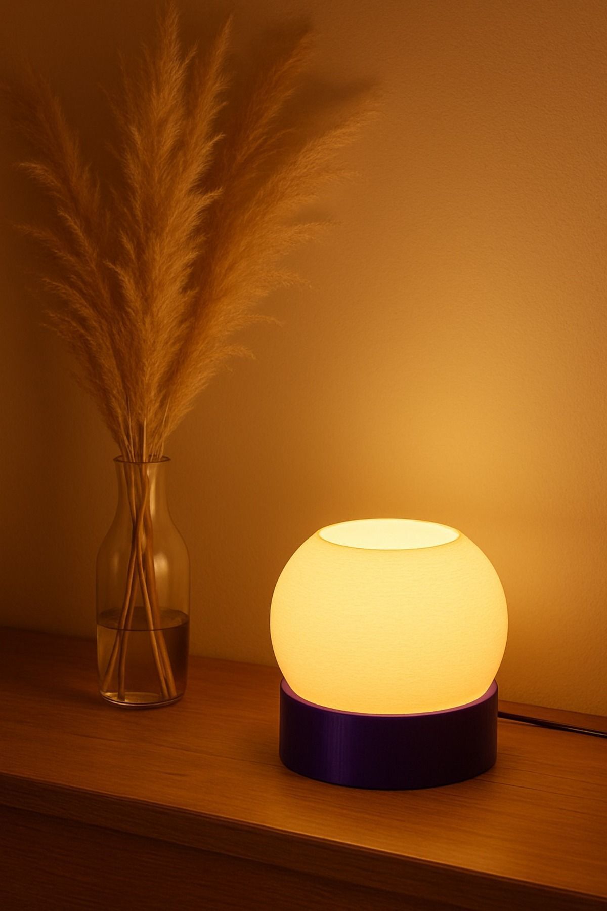 SerenityHaven Modern masa lambası gece lambası