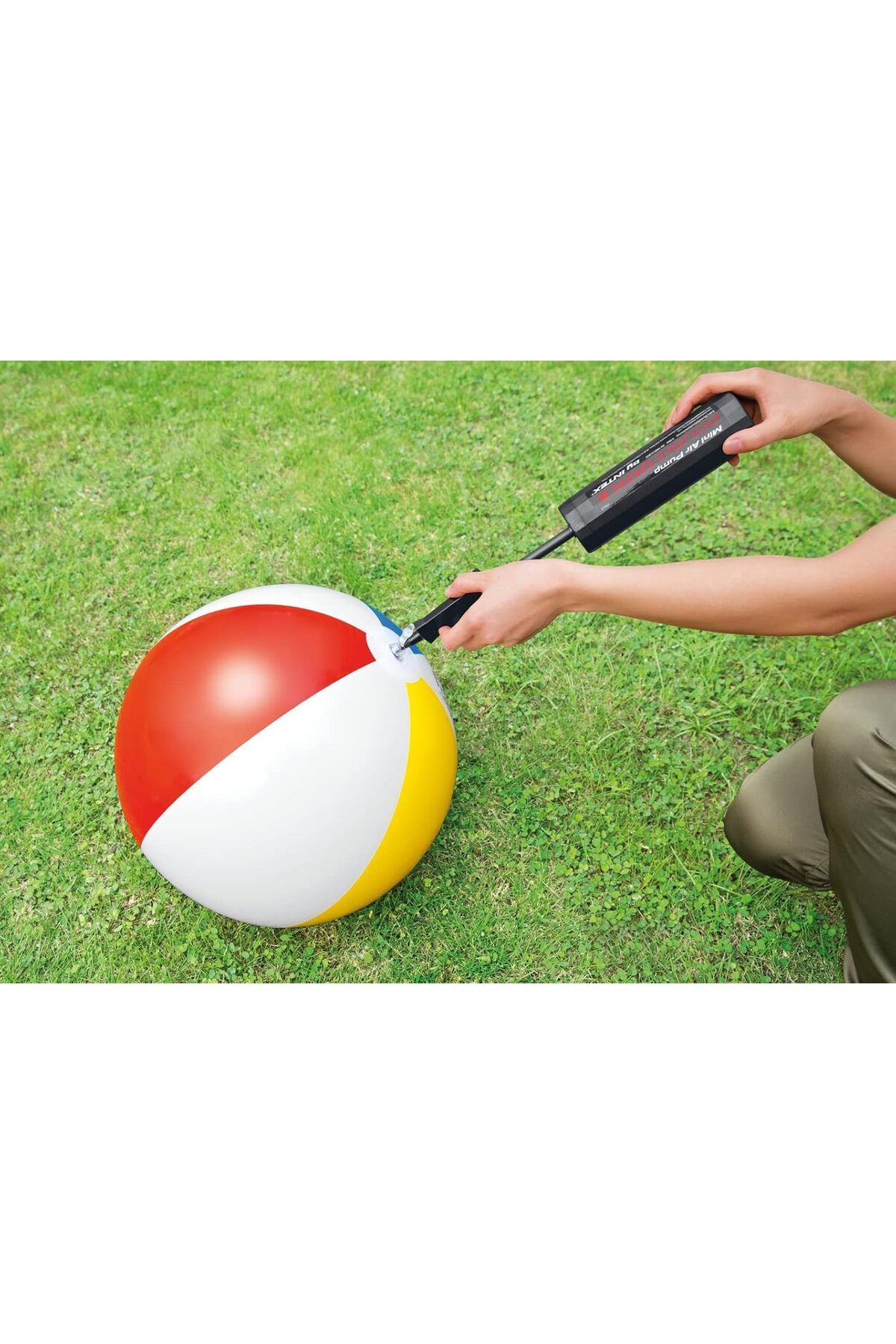 MAİN SHOP Intex 29 Cm Çocuk Havuz ve Simit Şişirme Pompası Kolluk -Yatak Pompası M-69613