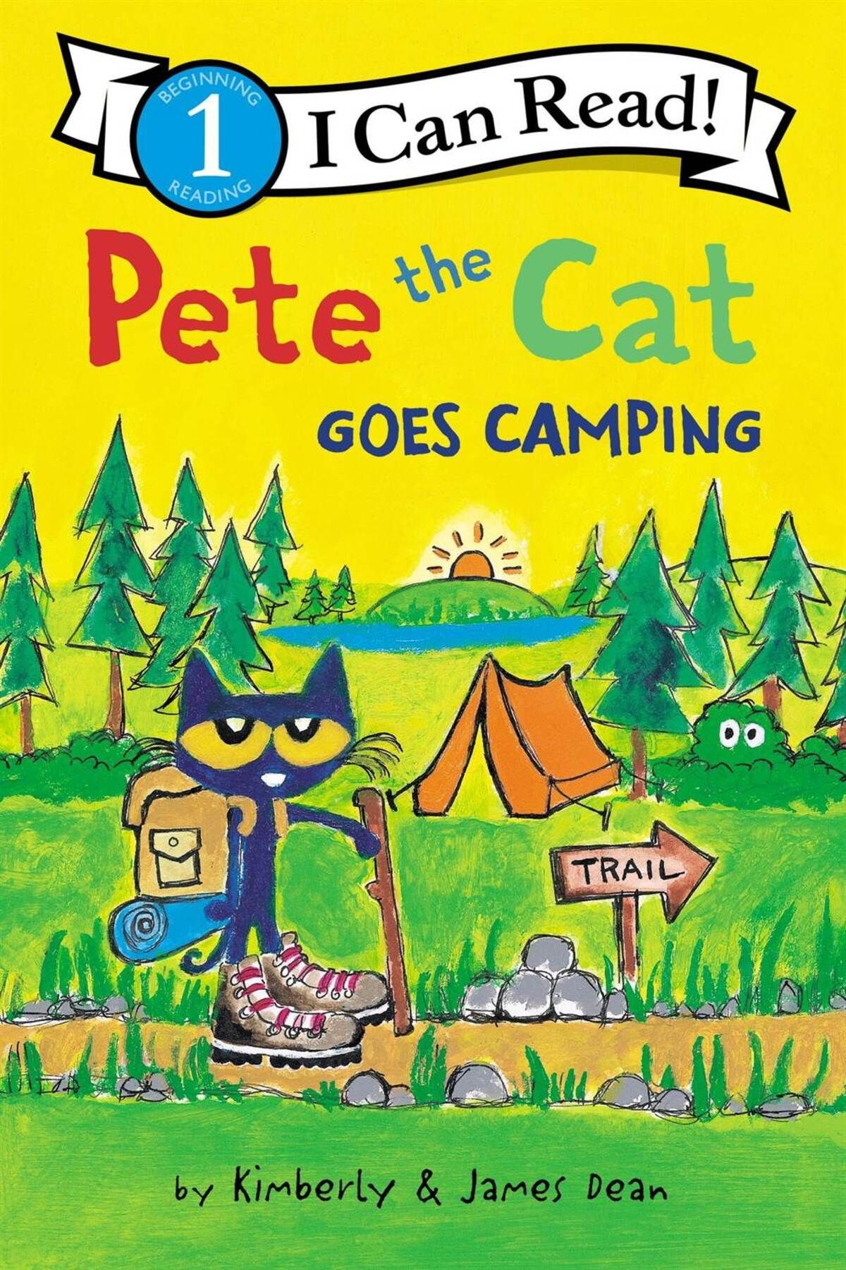 Harper Collins Pete the Cat Goes Camping - I Can Read Level 1