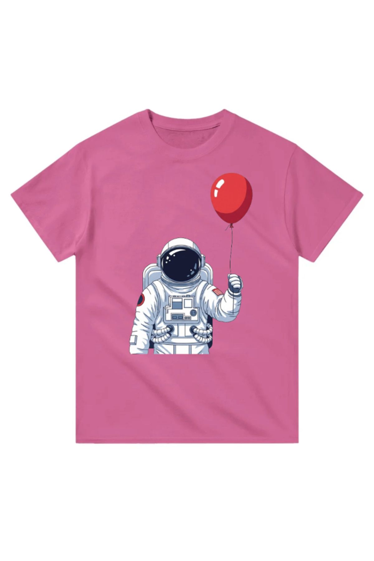 Yeta Modern Astronot Balon Tasarım Tişört