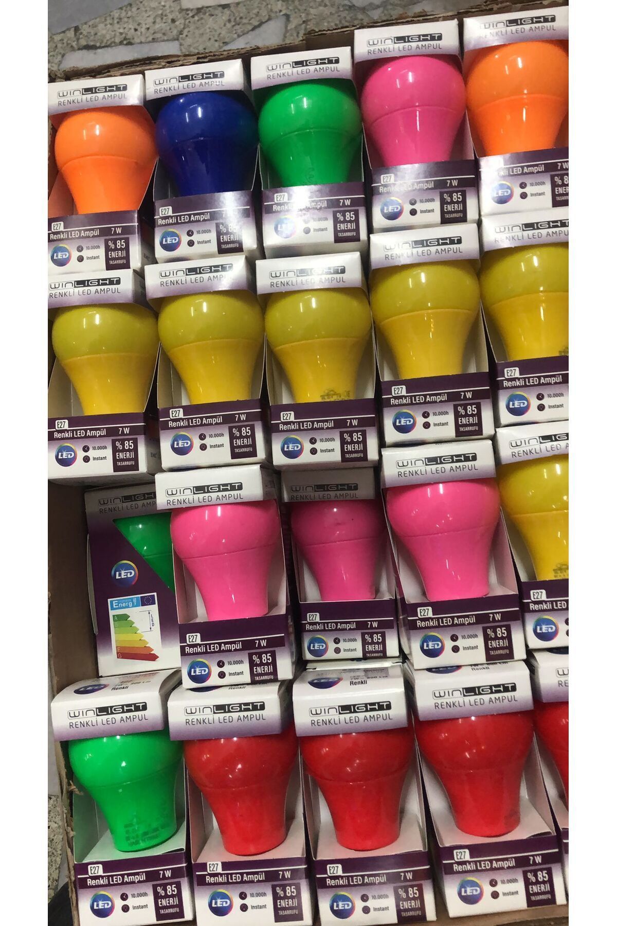 SerenityHaven RENKLİ LED AMPUL