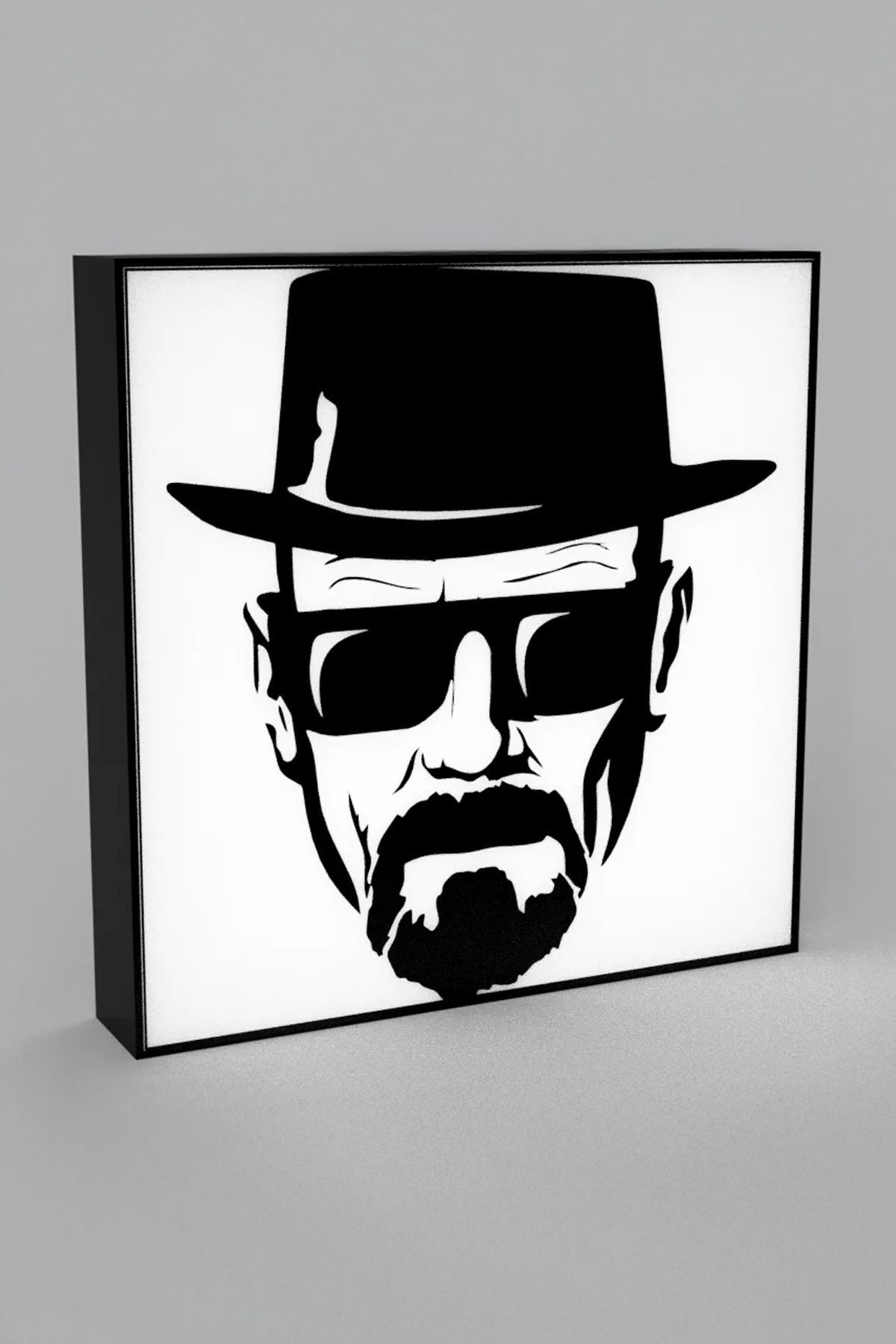 SerenityHaven Breaking Bad Heisenberg Dekoratif Aydınlatma LED Gece Lambası