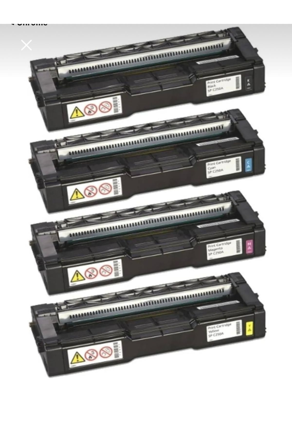 Redline Ricoh Sp-c252 serisi 4 renk Muadil Toner Seti C/m/y/k