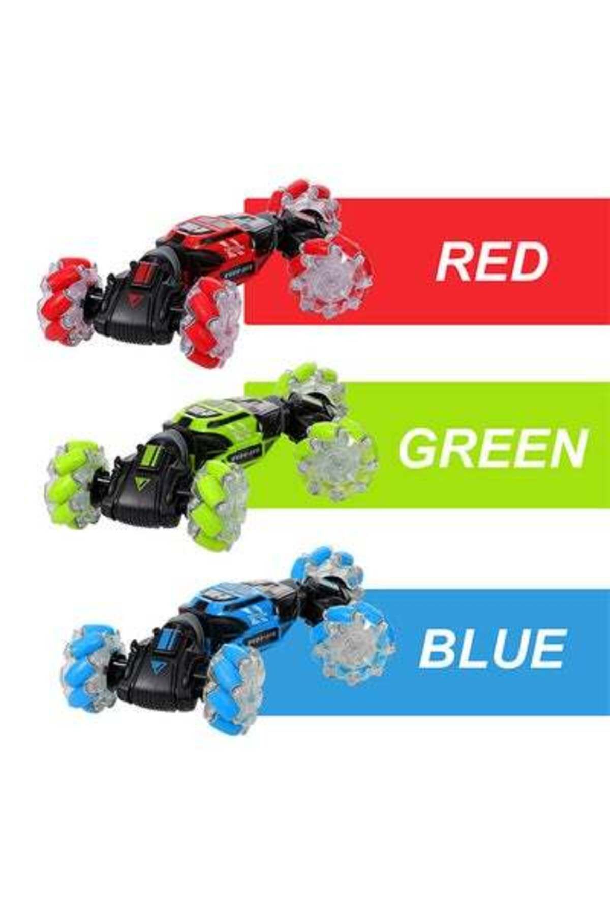 HALAMODO-4WD Gesture Sensor Control Deformable All-Terrain Transformable LED Light RC Stunt Car 3