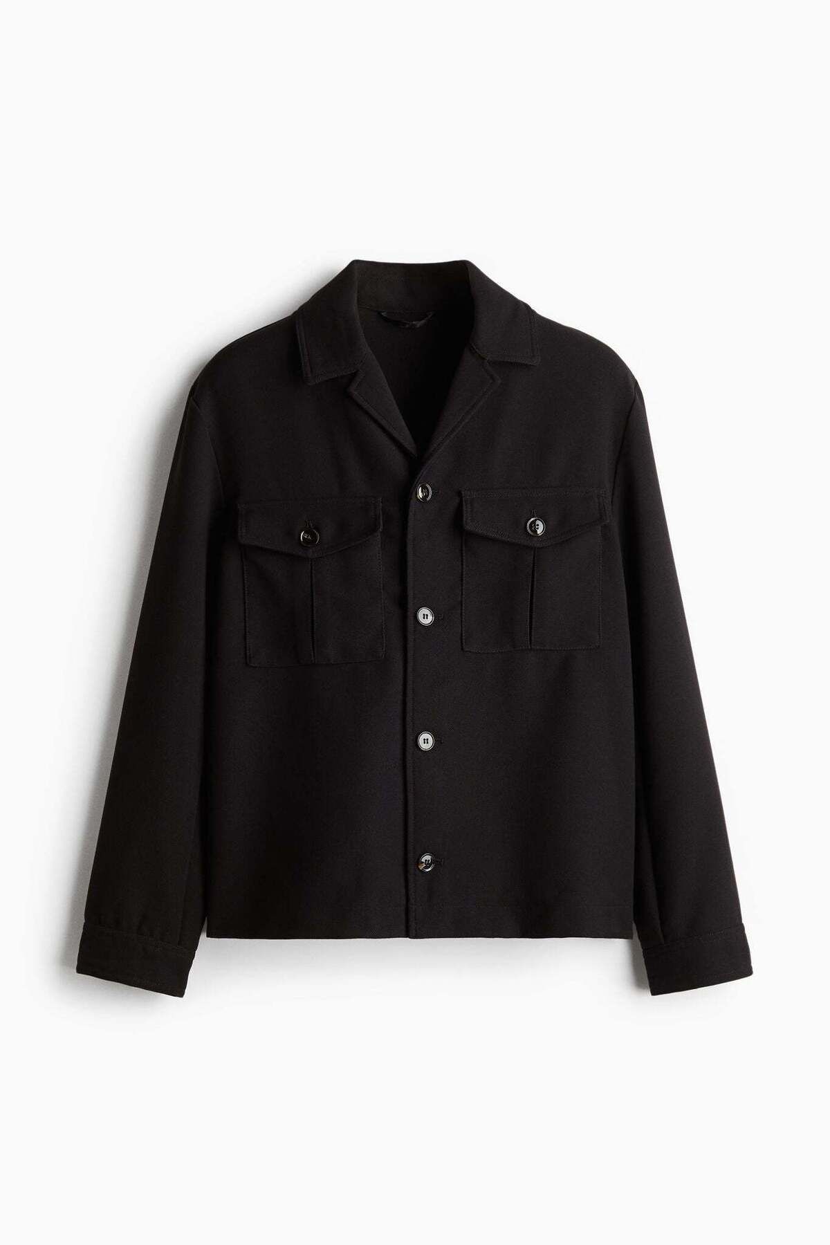 H&M-Regular Fit Twill shacket 7