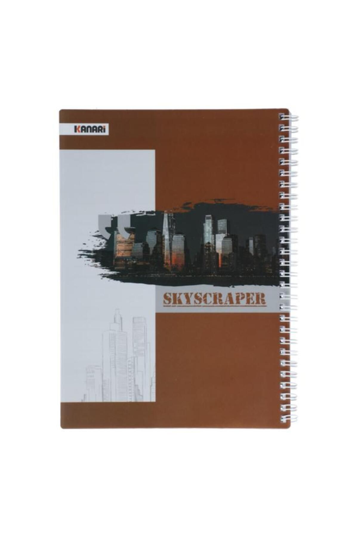 Generic-KANARI 100-Sheets Plastic B5 Spiral Bound Notebook Assorted Color 90081-0009 1