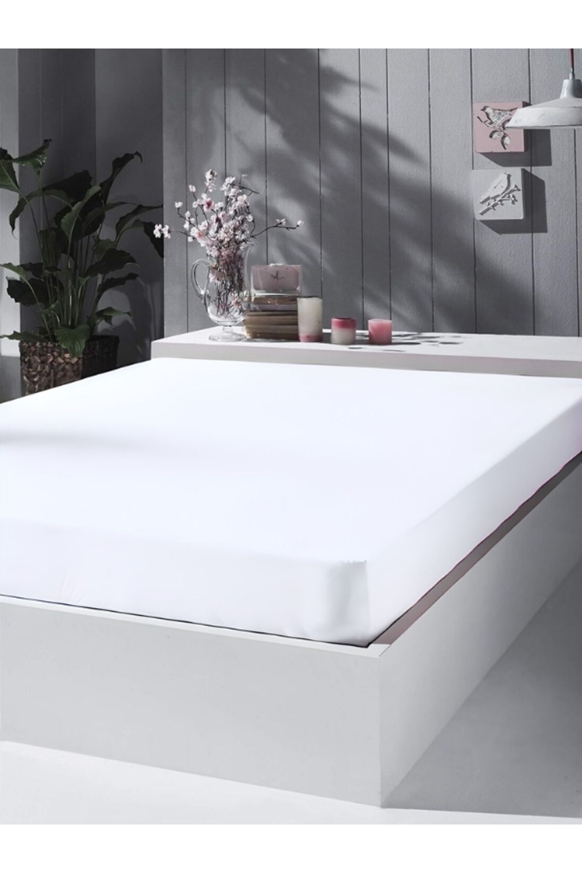 Artiva Home Collection Çift Kişilik Fitted Lastikli Çarşaf %100 Pamuklu Penye Kumaş