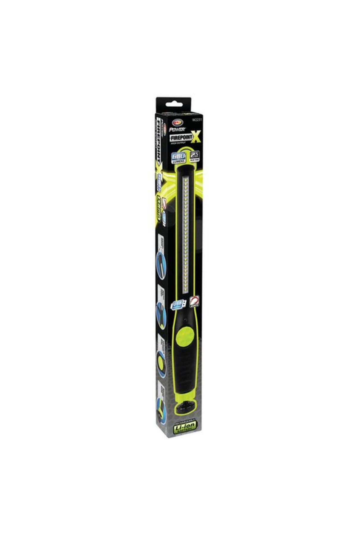 Generic-Performance Tool FirepointX High Output Li-Ion Slim Work Light Black and Green W2231 4