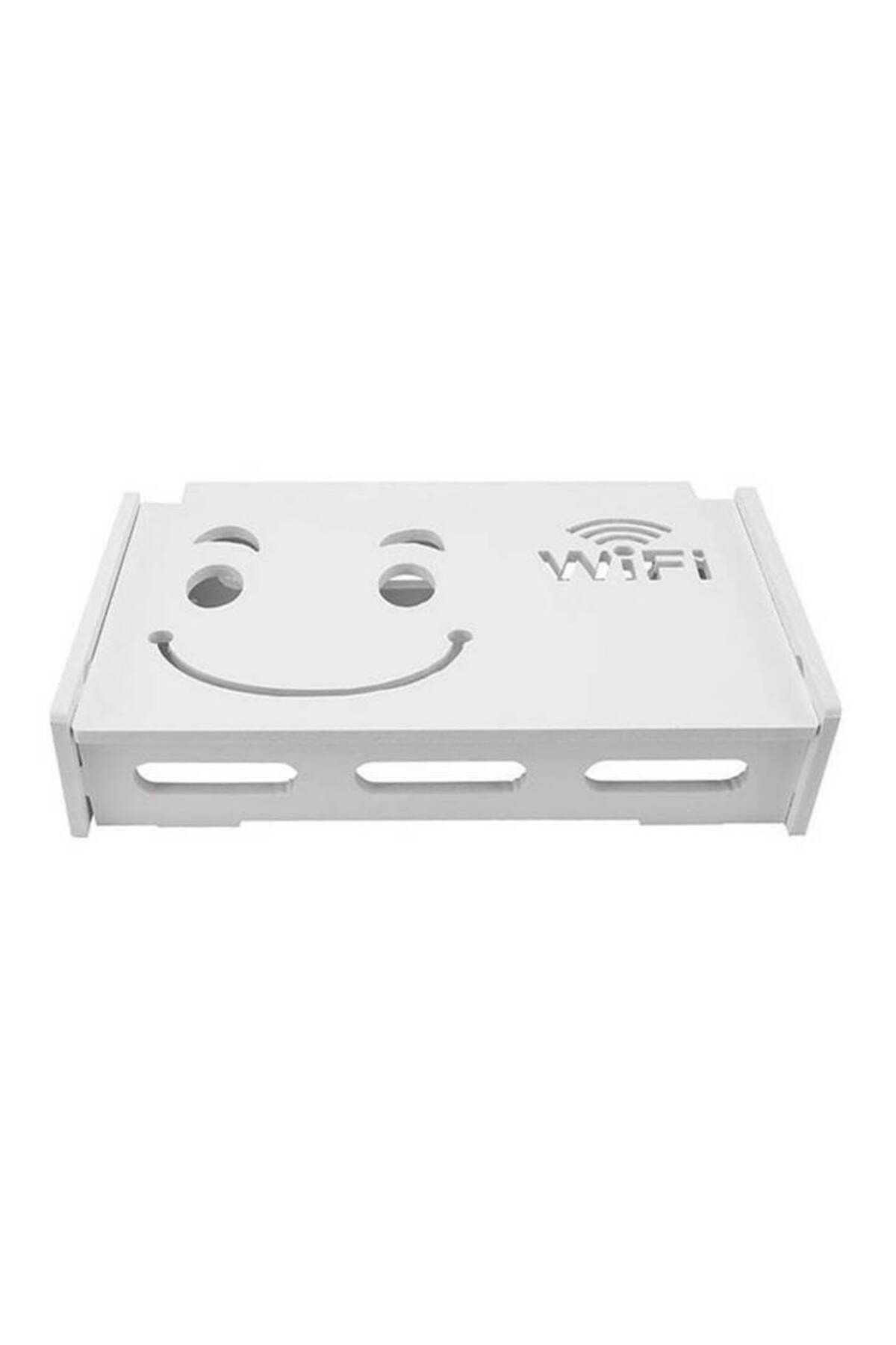 SUPER TRENDS-SUPER TRENDS® Wireless Router Support Shelf, For Masking Wires and WiFi Equipment, Premium Material 3