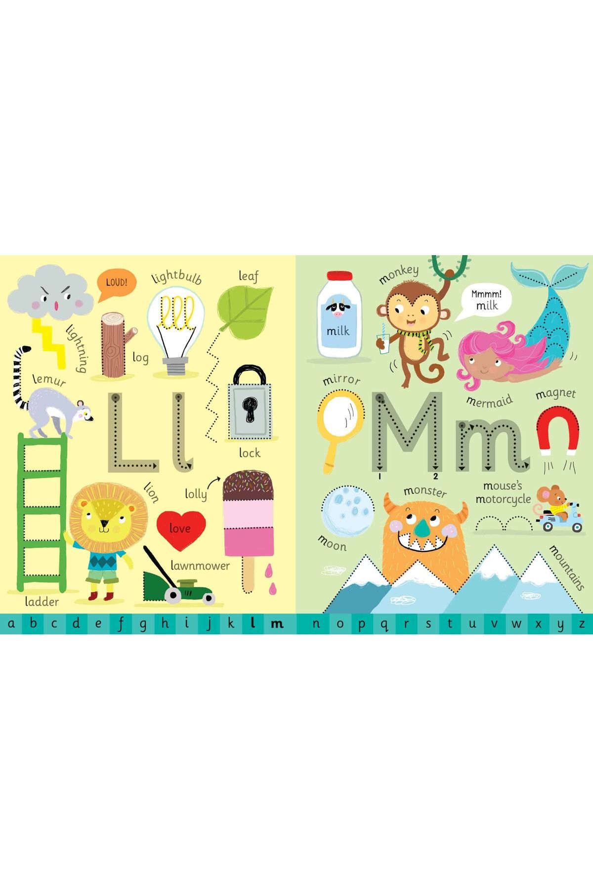 Usborne-Write and Erase - The Alphabet - Early Years Wipe-Clean Alphabet 2