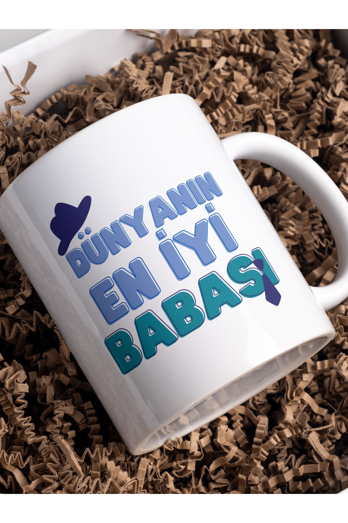 BİBANAPROMOSYON Kupa Bardak, Babalar Günü Tasarım, Porselen Kupa, Hediyelik Kupa, Baskılı Kupa Desenli Kupa Bardak