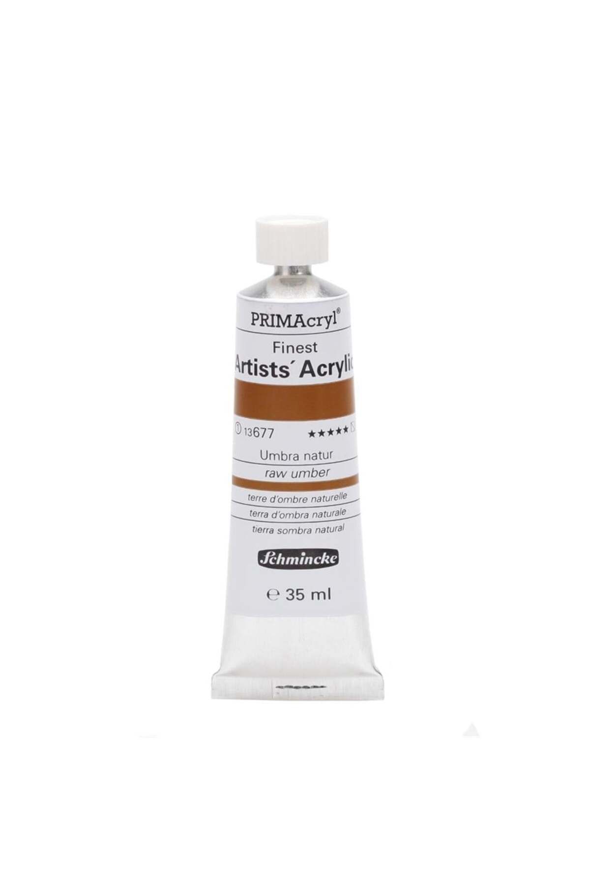 Schmincke Primacryl Artist Akrilik Boya 35 ml Seri 1 677 Raw Umber