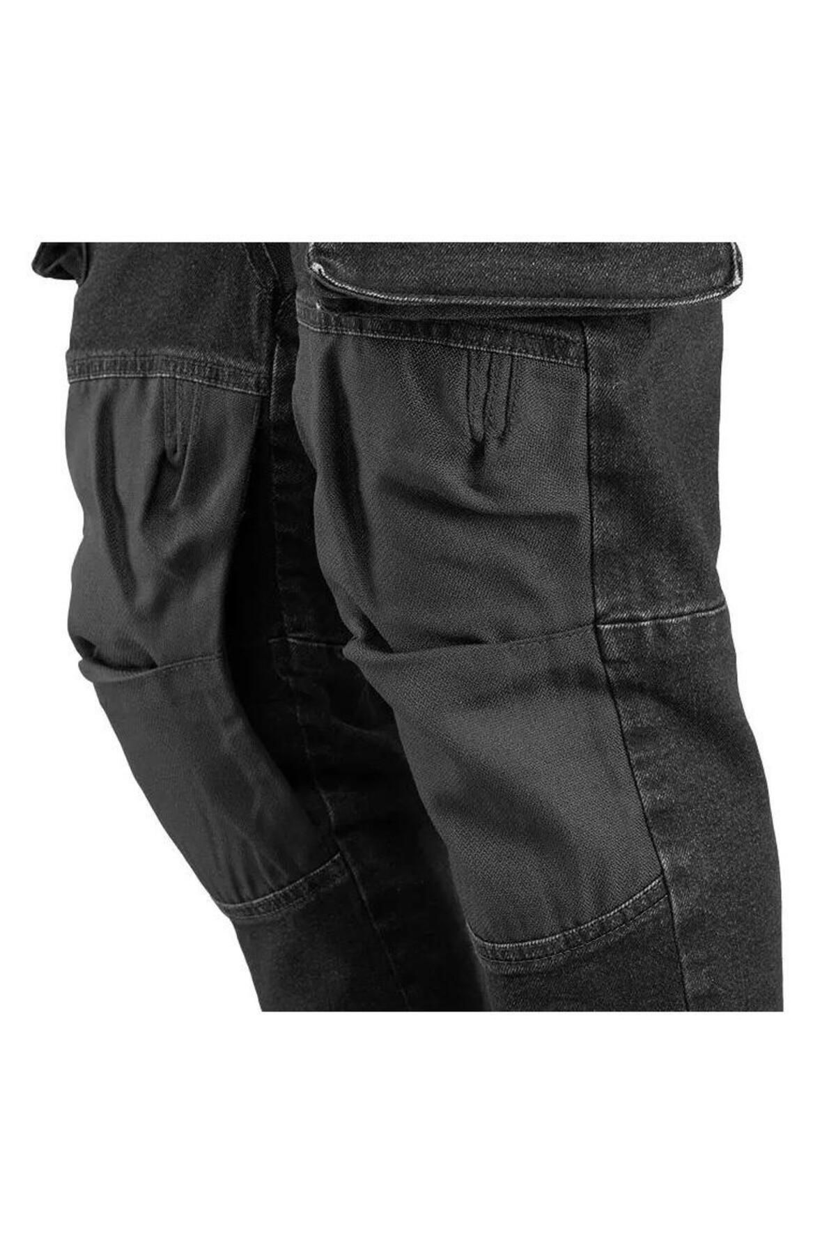 NEO-Pantaloni de lucru tip blugi, NEO, model Denim, negru, marimea L/52 5