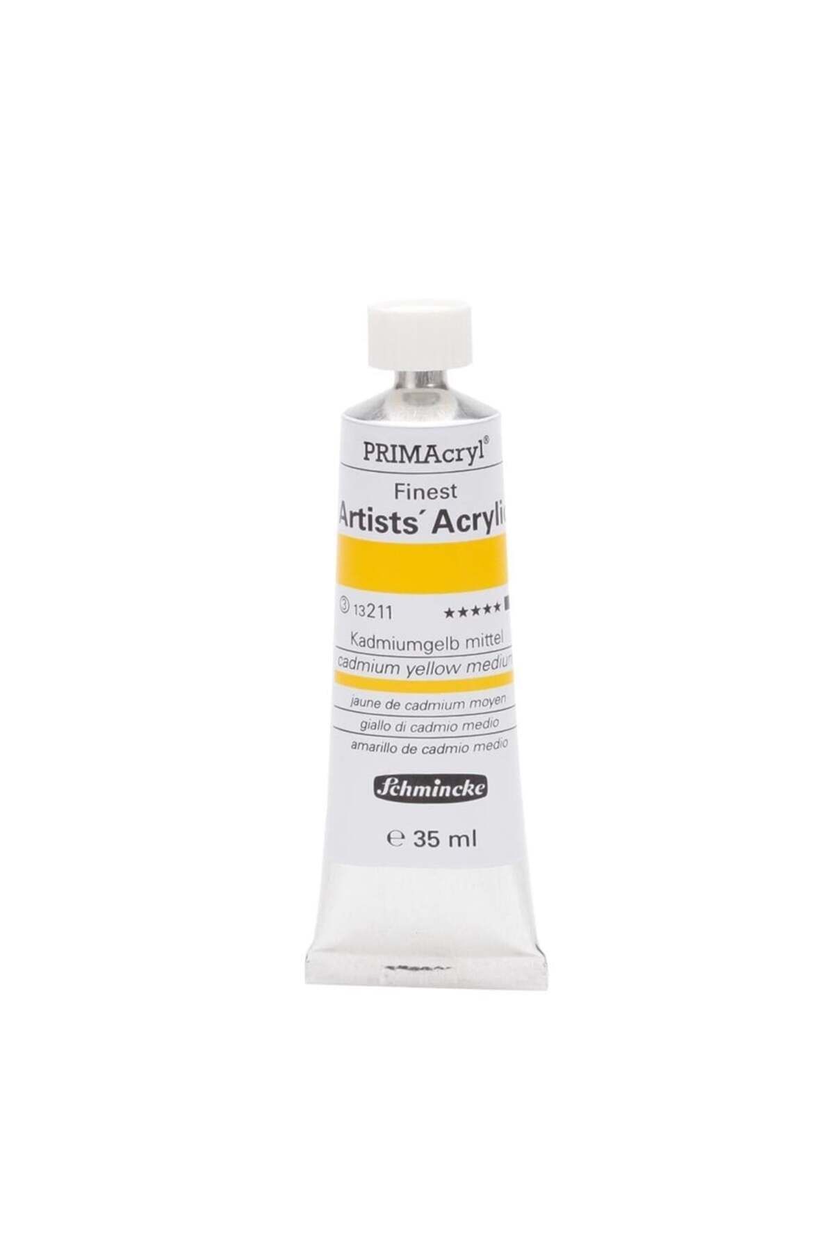 Schmincke Primacryl Artist Akrilik Boya 35 ml Seri 3 211 Cadmium Yellow Medium