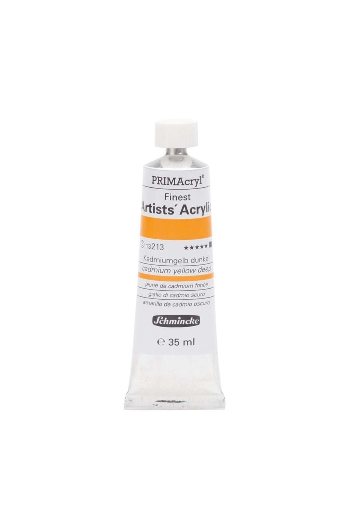 Schmincke Primacryl Artist Akrilik Boya 35 ml Seri 3 213 Cadmium Yellow Deep