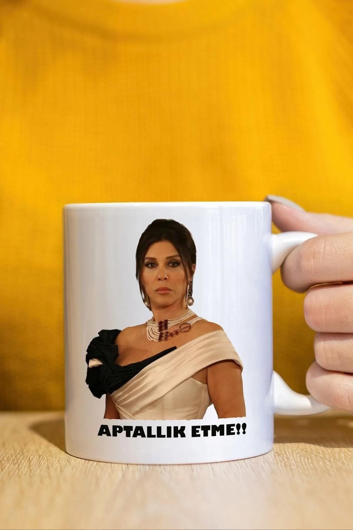 BİBANAPROMOSYON Firdevs Hanım Aptallık Etme Beyaz Kupa
