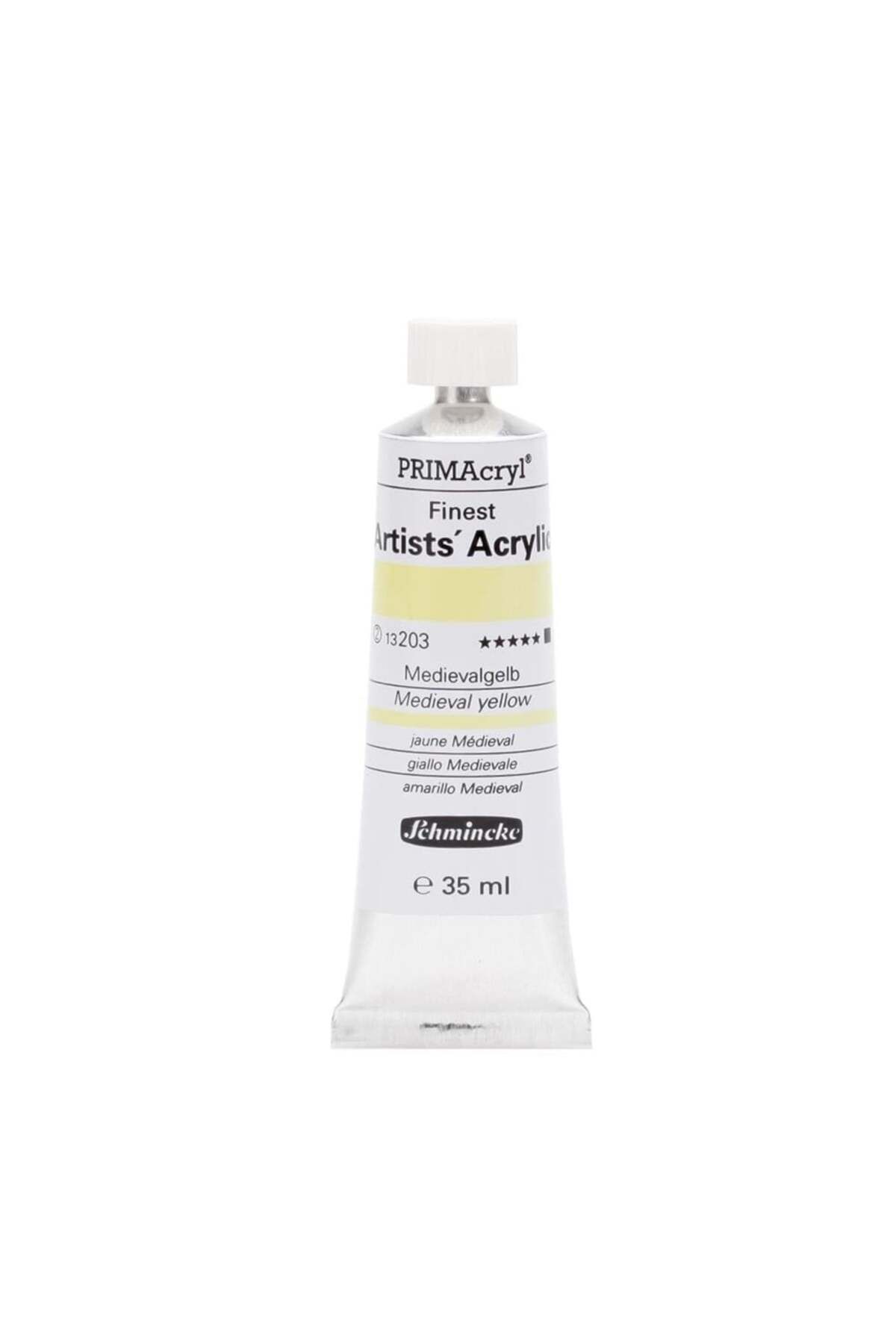 Schmincke Primacryl Artist Akrilik Boya 35 ml Seri 2 203 Medieval yellow