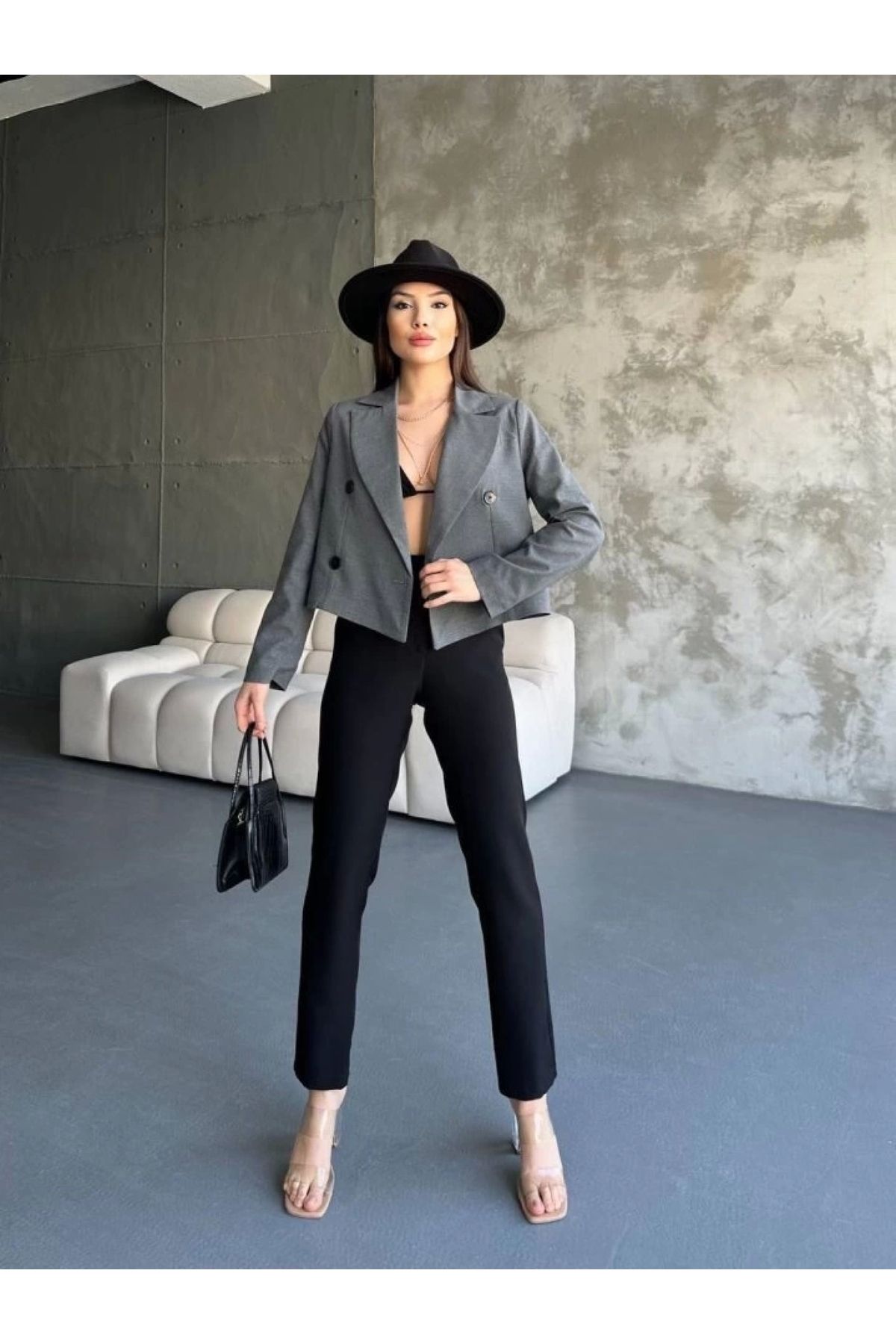 POLEXP Şık Kruvaze Ceket Modeli