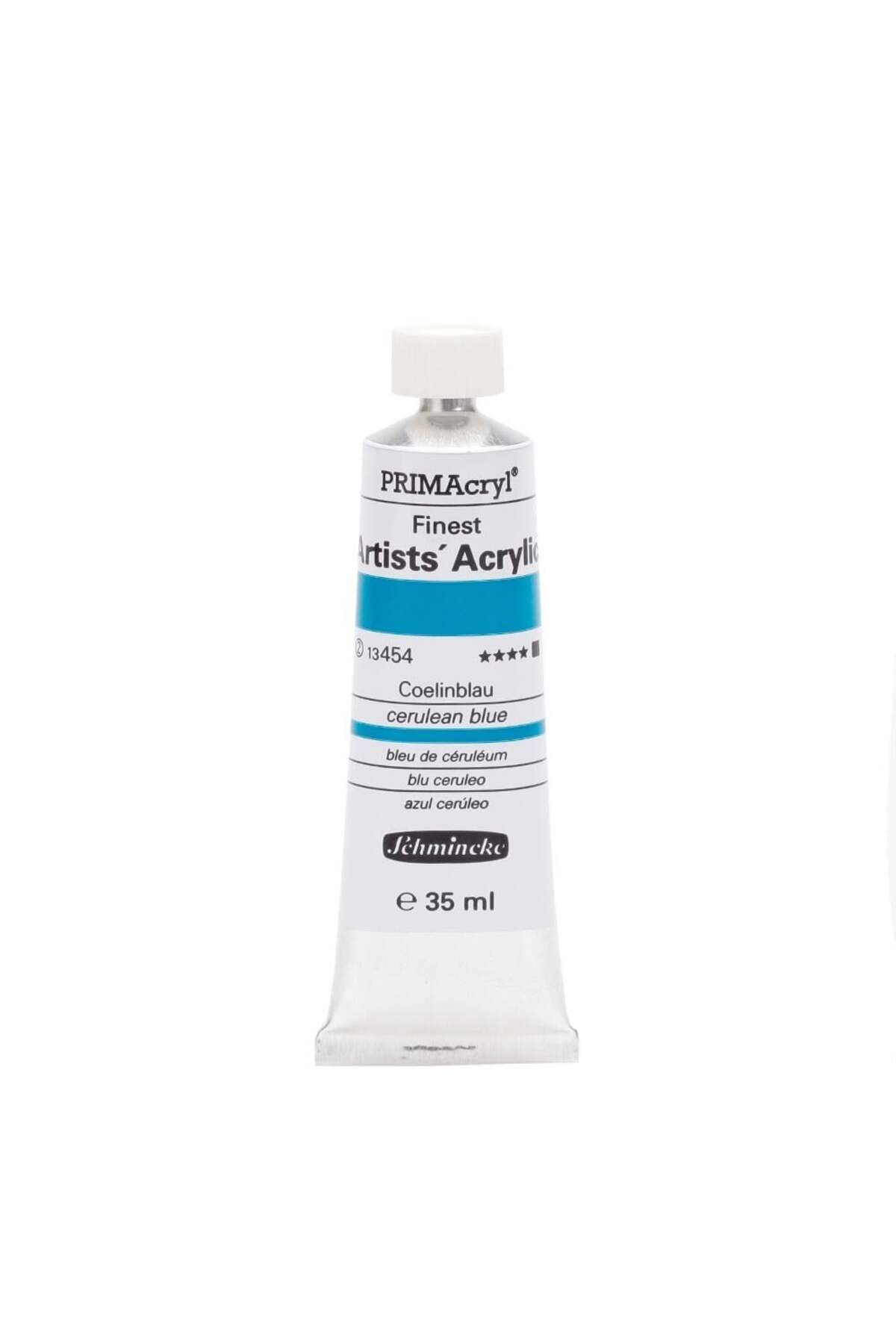 Schmincke Primacryl Artist Akrilik Boya 35 ml Seri 2 454 Cerulean Blue