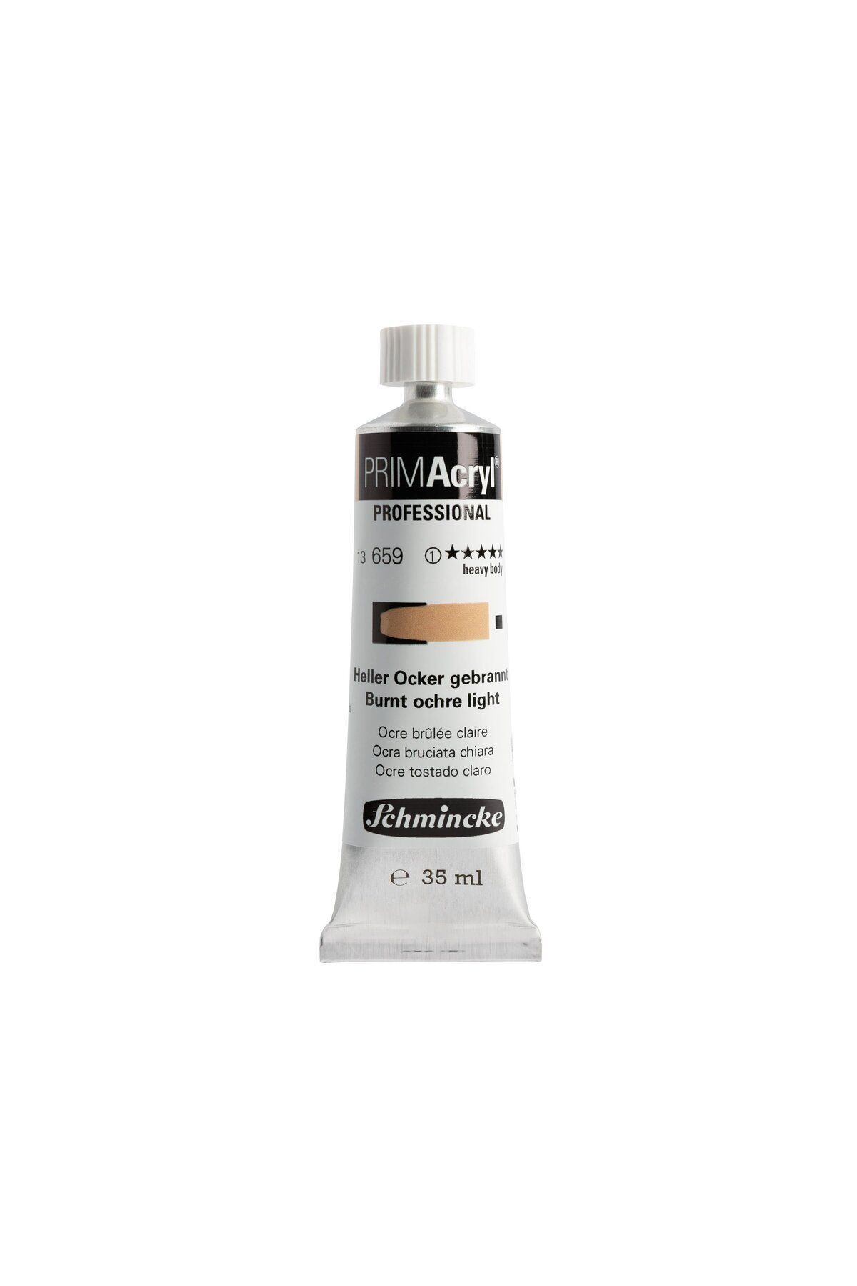 Schmincke Primacryl Artist Akrilik Boya 35 ml Seri 1 659 Burnt Ochre Light