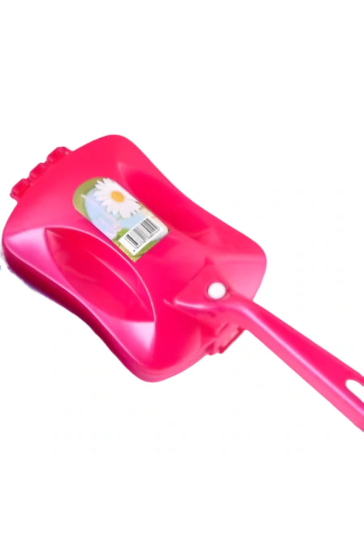 ABYZ-Carpet brush, 3 wheels, simple model, removable handle, 16 x 12 cm, red color 2