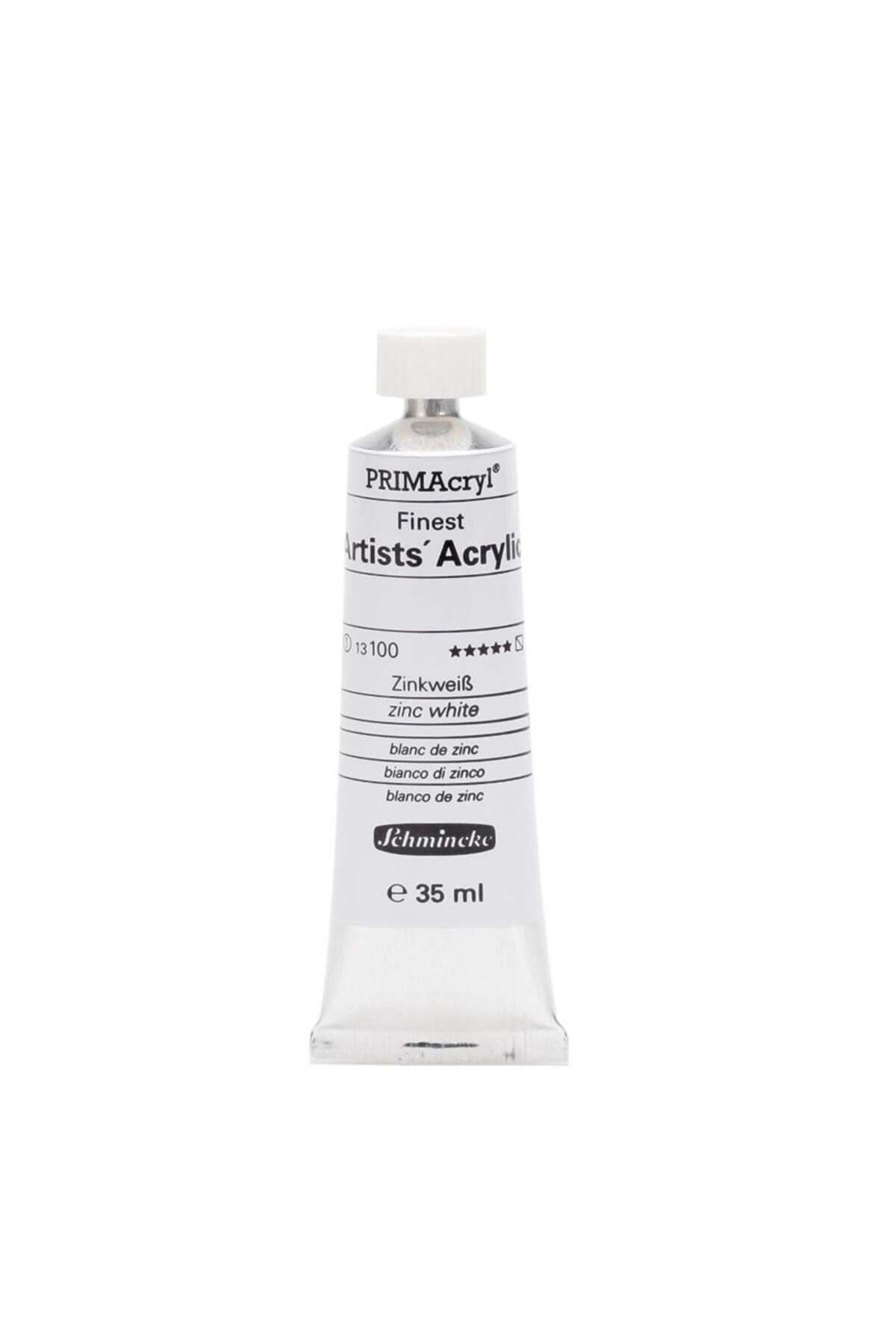 Schmincke Primacryl Artist Akrilik Boya 35 ml Seri 1 100 Zinc White