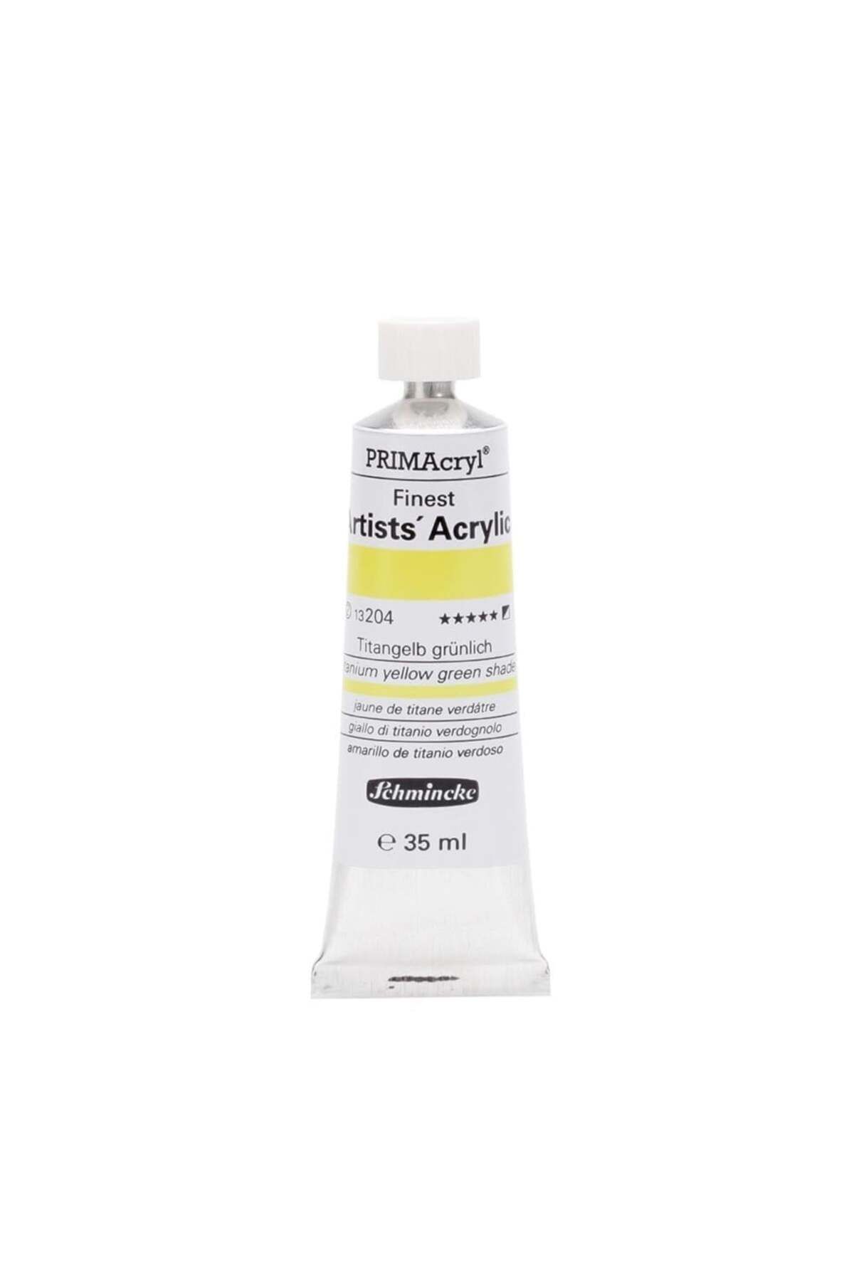 Schmincke Primacryl Artist Akrilik Boya 35 ml Seri 2 204 Titanium Yellow Green Shade