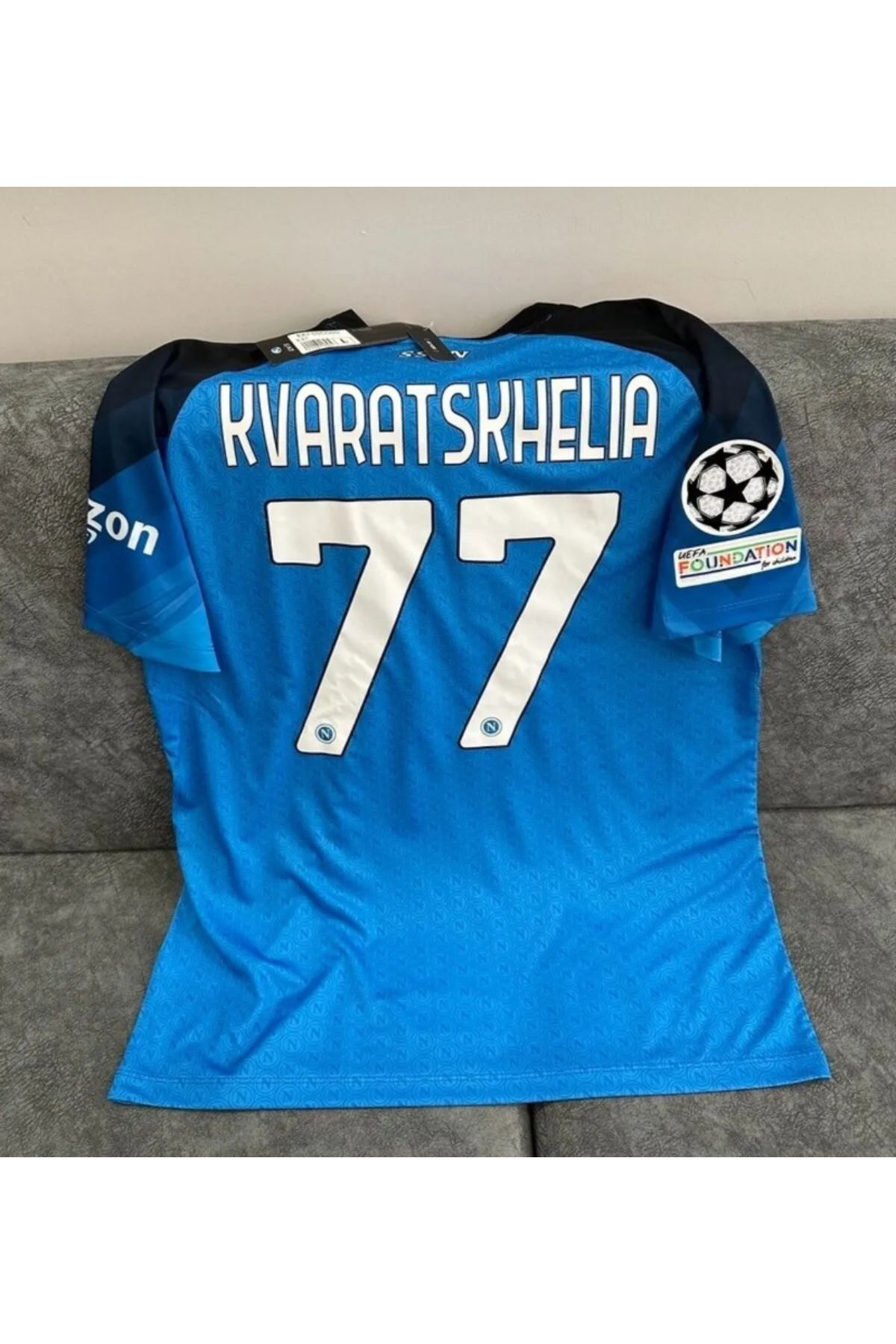 MONTENERO Napoli 2023/24 Yeni Sezon Kvaratskhelıa Iç Saha Forması