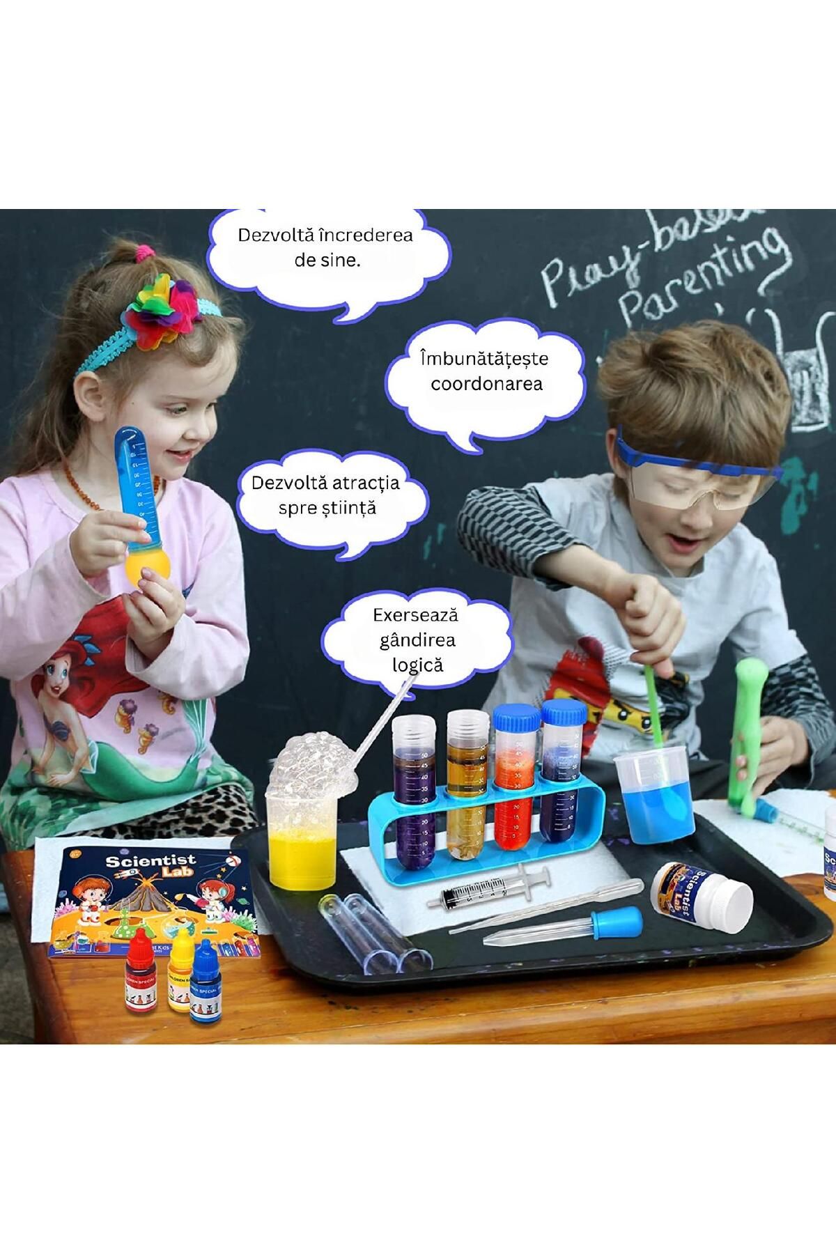OEM-Set De Joaca Educativ Laborator De Stiinta, Stem, 80 De Experimente, Instrucțiuni În Limba Română 3