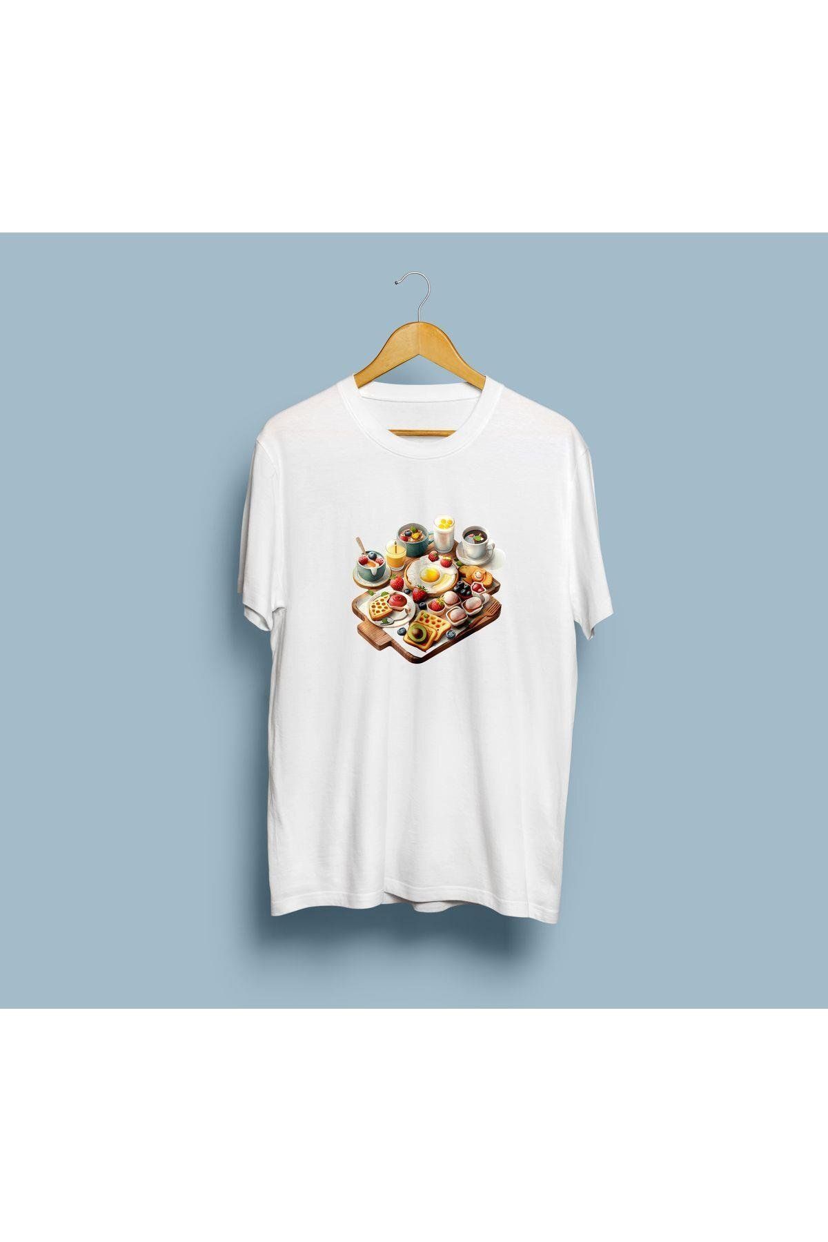 bahriyeli.jpeg Oversize Kahvaltı / Breakfast Tasarım unisex T-shirt