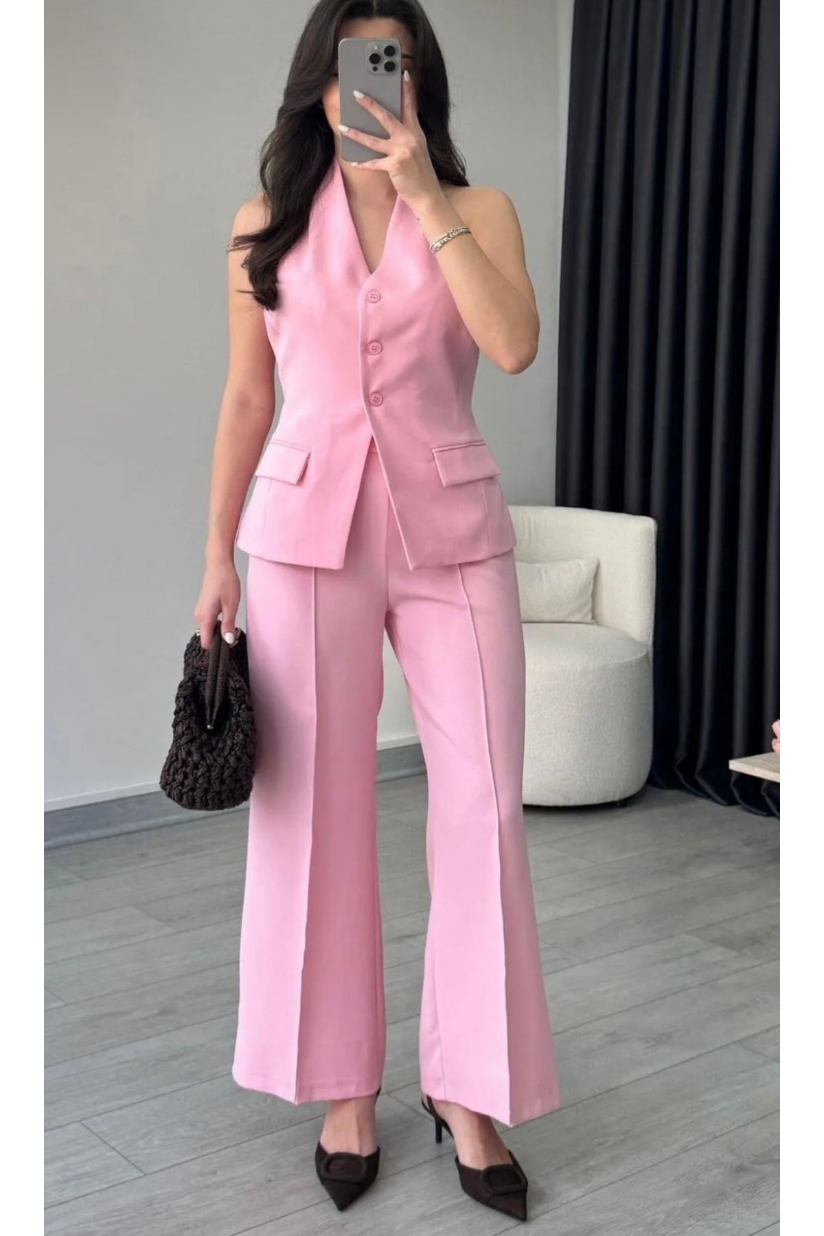 Lotus Leila Yelek - Pantolon İkili Takım