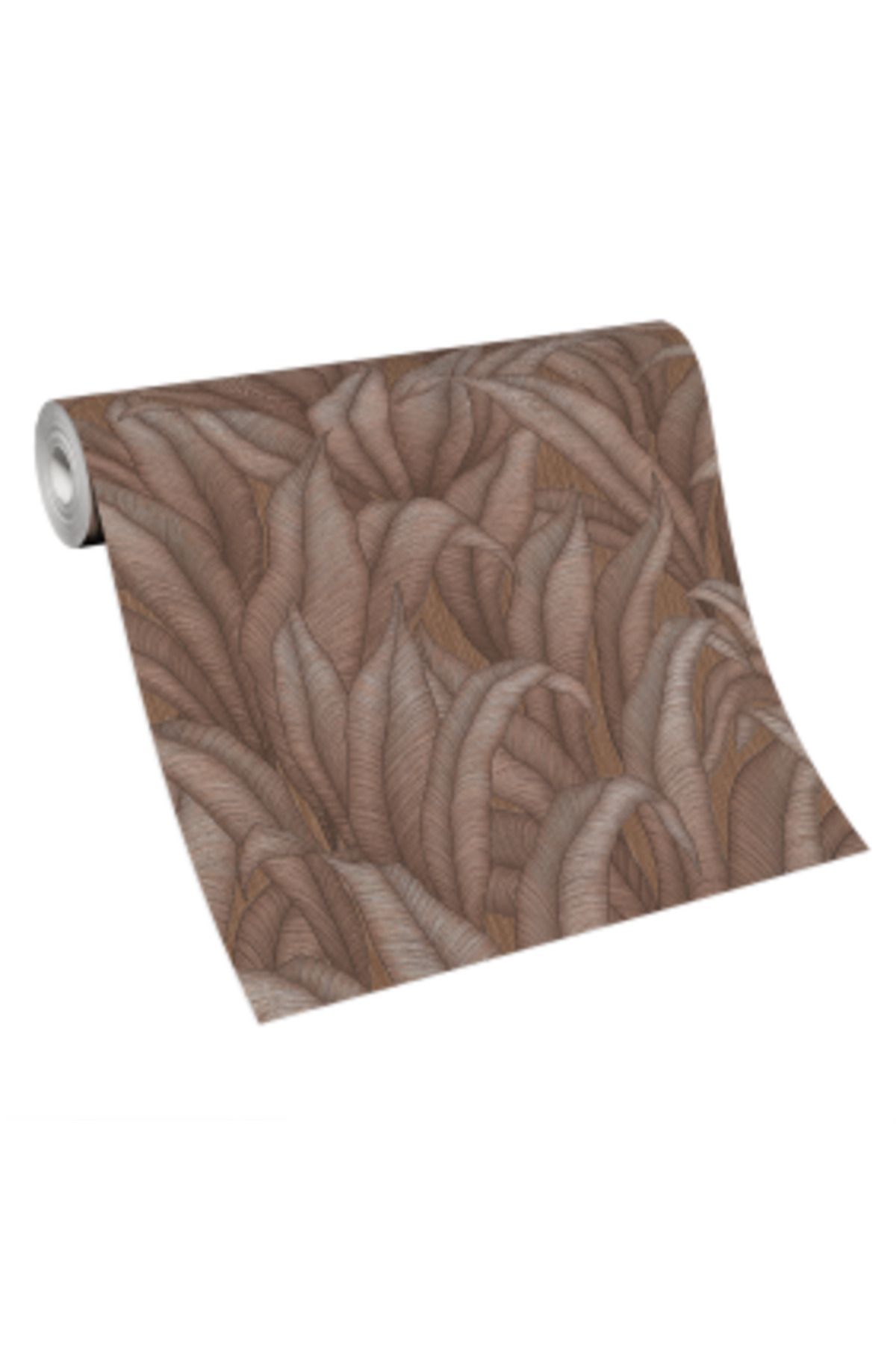 erismann-Modern Wallpaper with Leaves Pattern, 3D Effect 2