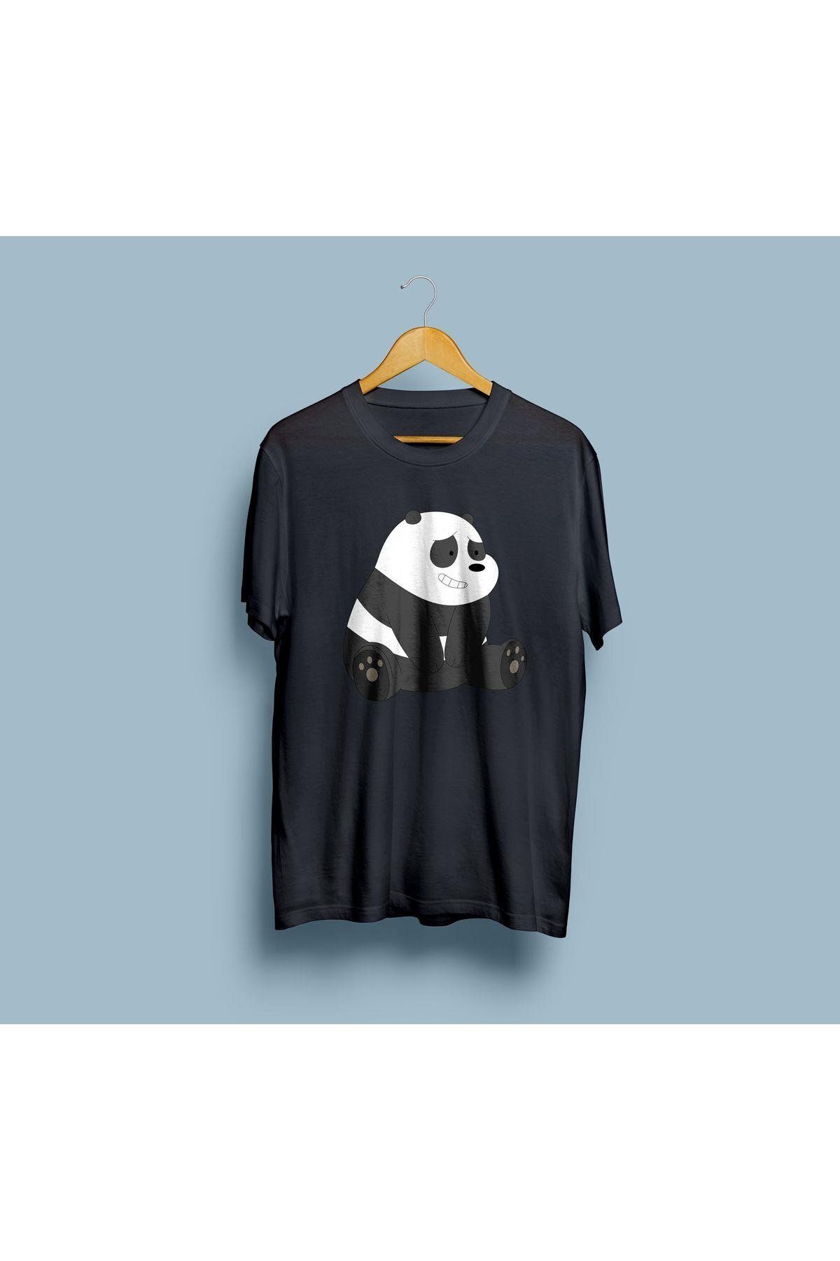bahriyeli.jpeg Oversize Panda Tasarım unisex T-shirt