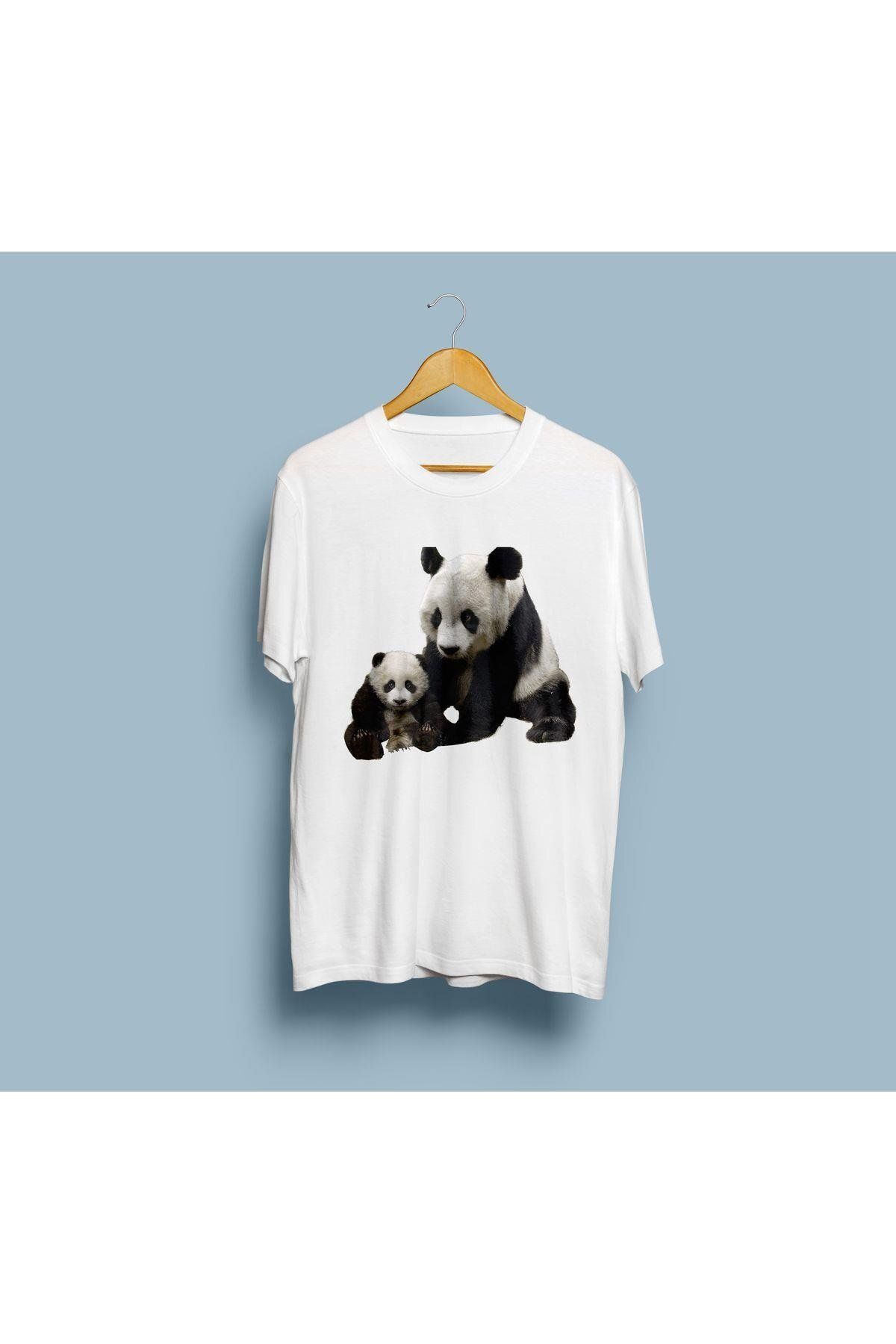 bahriyeli.jpeg Oversize Panda Ailesi tasarım unisex T-shirt
