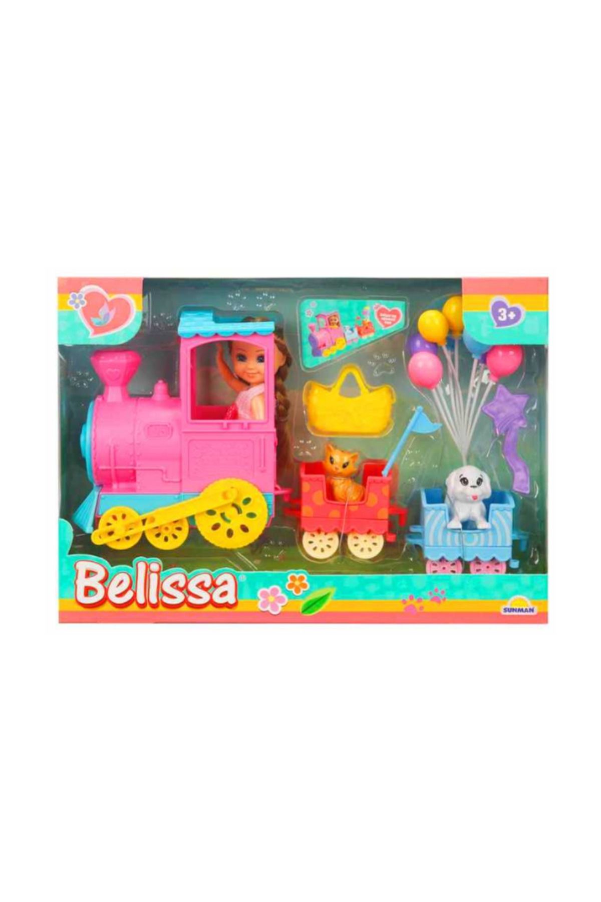 Art Tone SUNMAN BELİSSA BEBEK 53821 BELİSSA TREN SETİ 15 CM 3+