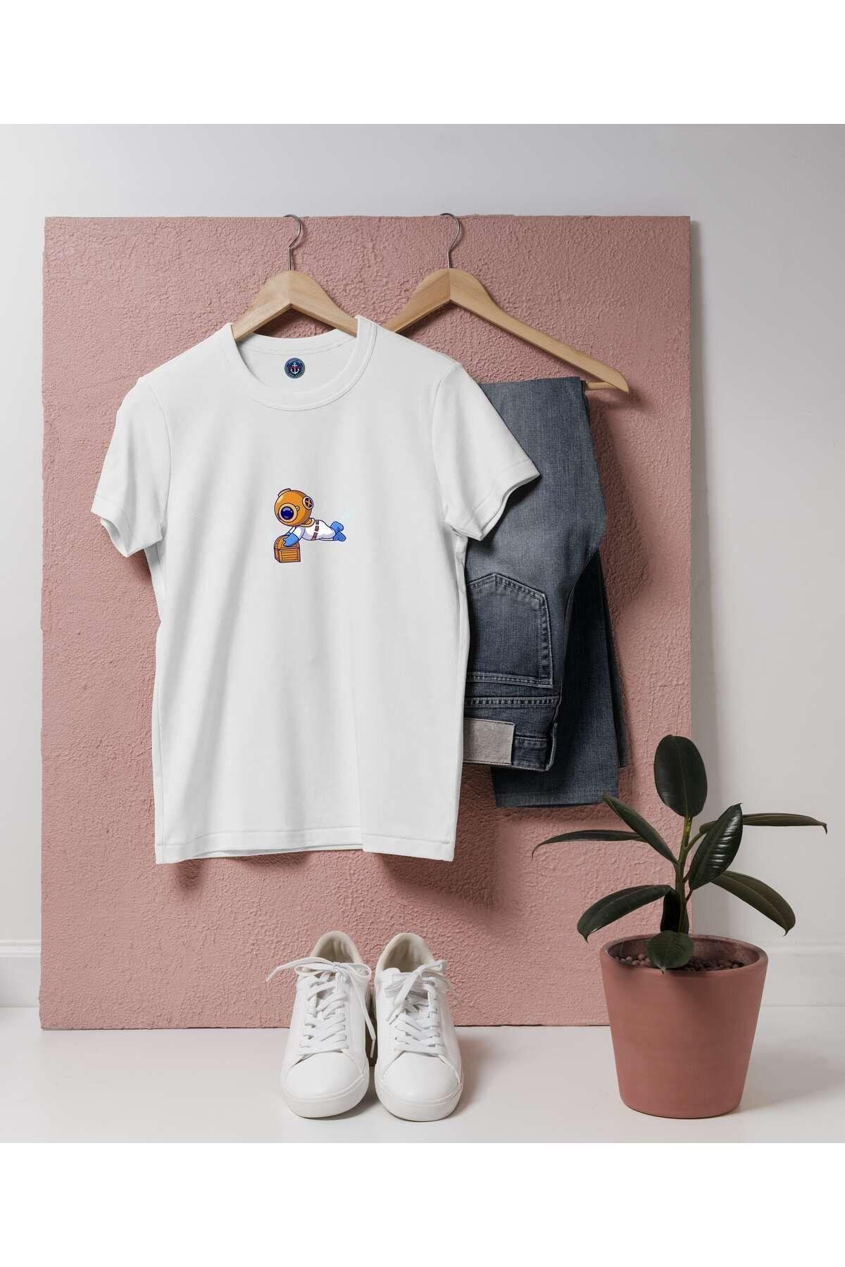 bahriyeli.jpeg Oversize Dalgıç ve Hazine tasarım unisex T-shirt