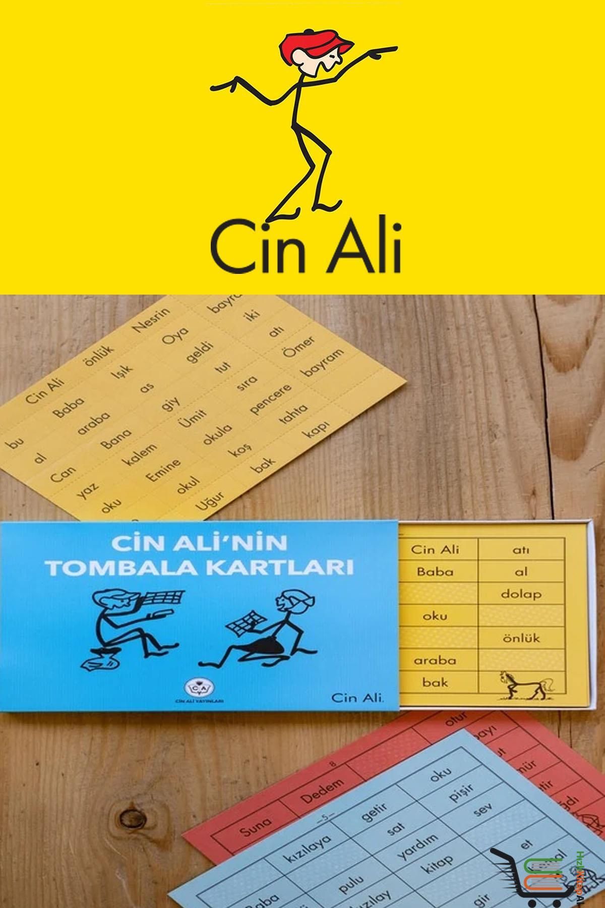 Cin Ali Yayınları-Bingo Cards of Genie Ali 3