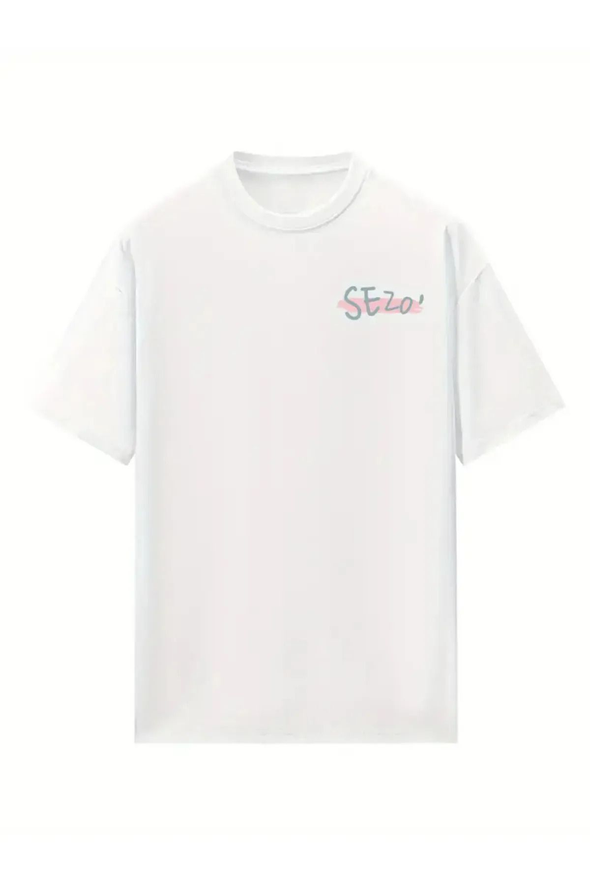 Koklonmoda Unisex Sezo Tihiks Baskılı Oversize T-Shirt