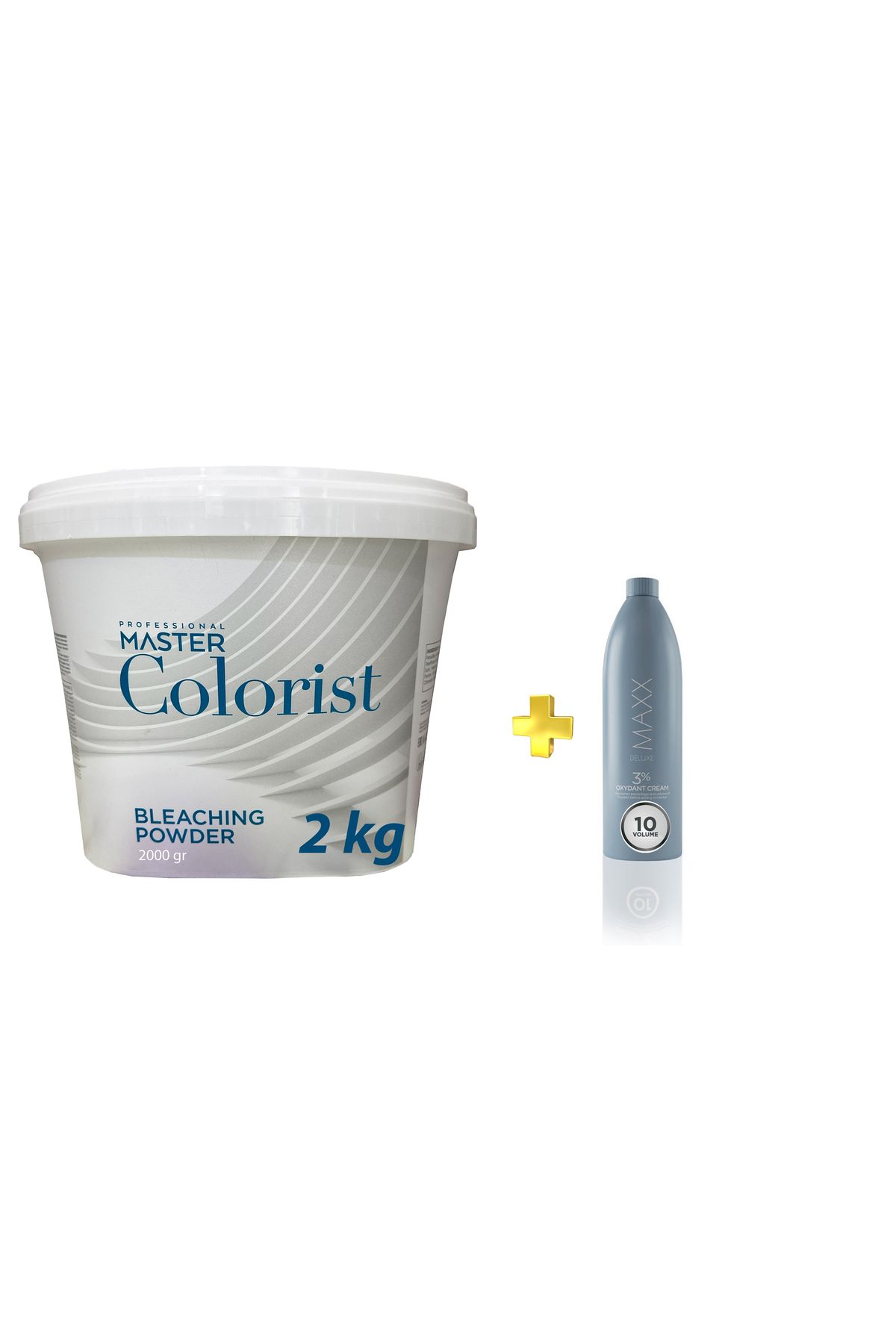 Master colorist 2000 gr 2 Kg Toz Saç Açıcı Oryal (BEYAZ) 2000 gr 2 Kg 1000 ml 10 Volum Oksidan